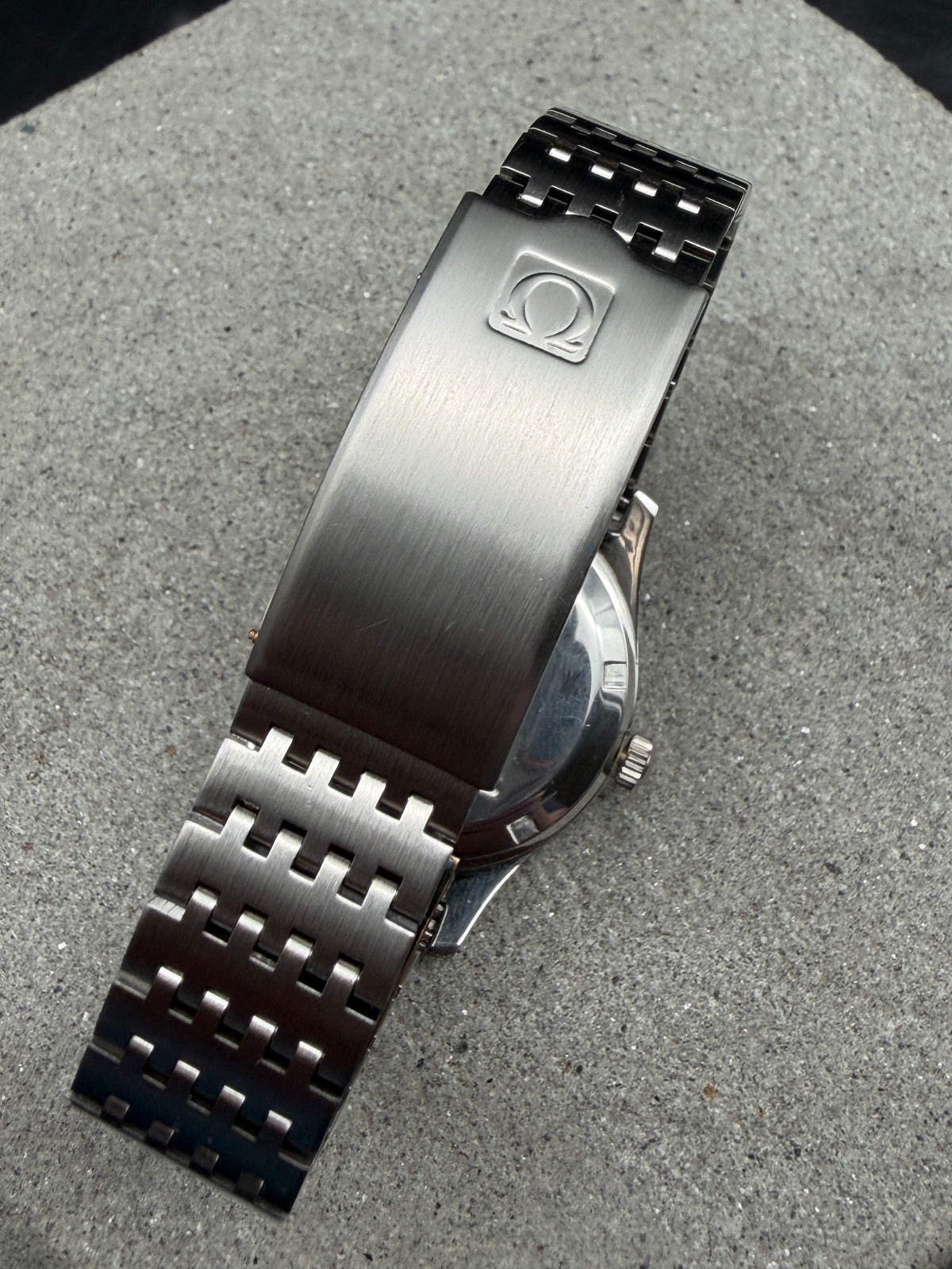 ORIGINAL 1973 OMEGA SEAMASTER AUTOMATIC 166.0000 / 366.0707 BLAU DATUM EDELSTAHL