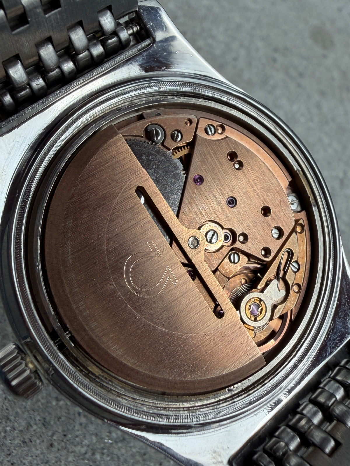 ORIGINAL 1973 OMEGA SEAMASTER AUTOMATIC 166.0000 / 366.0707 BLAU DATUM EDELSTAHL