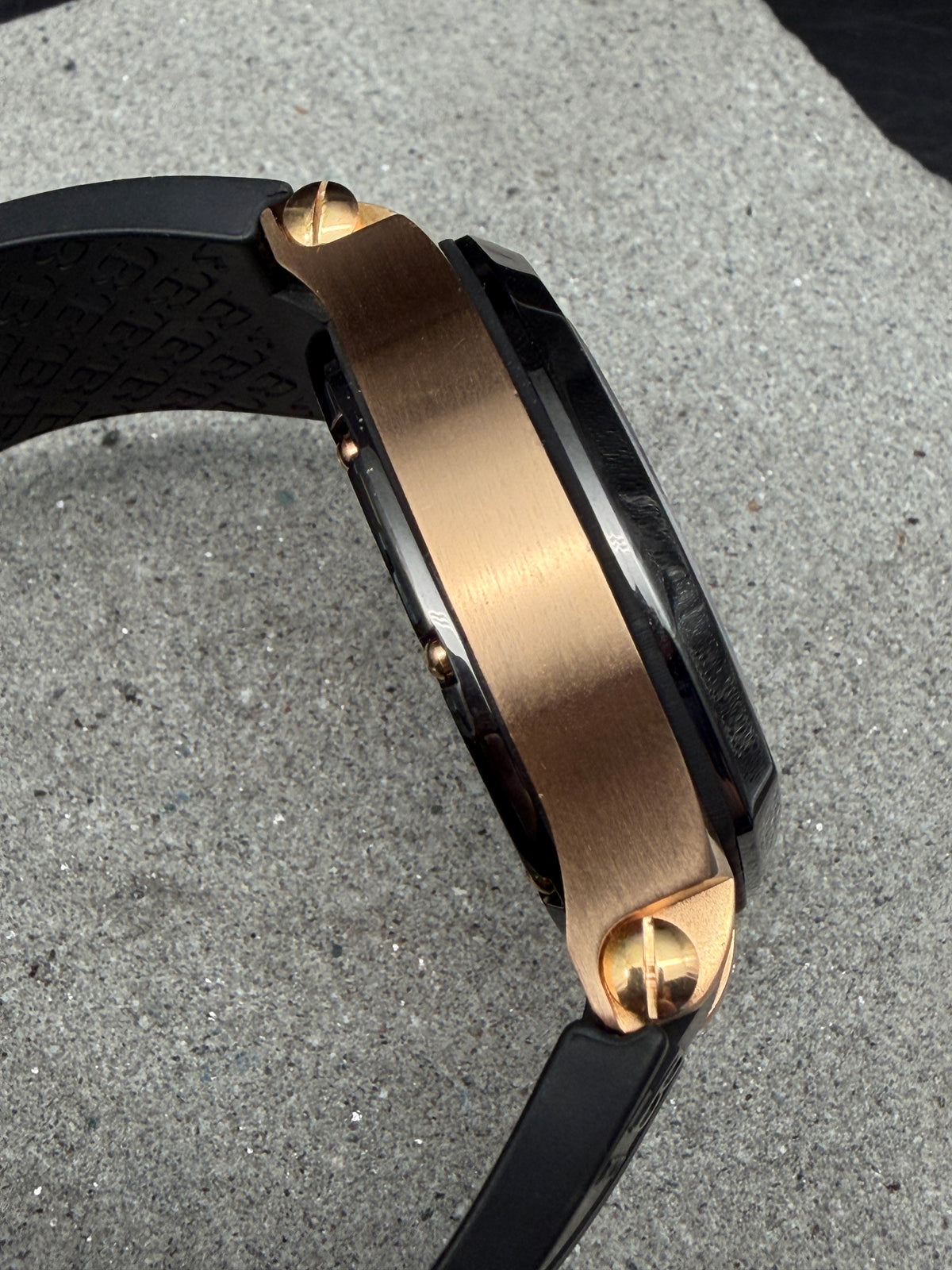 ORIGINAL TB BUTI YANICK SPORT CHRONOGRAPH ROTGOLD 18K / BLACK DIAMANT FULLSET