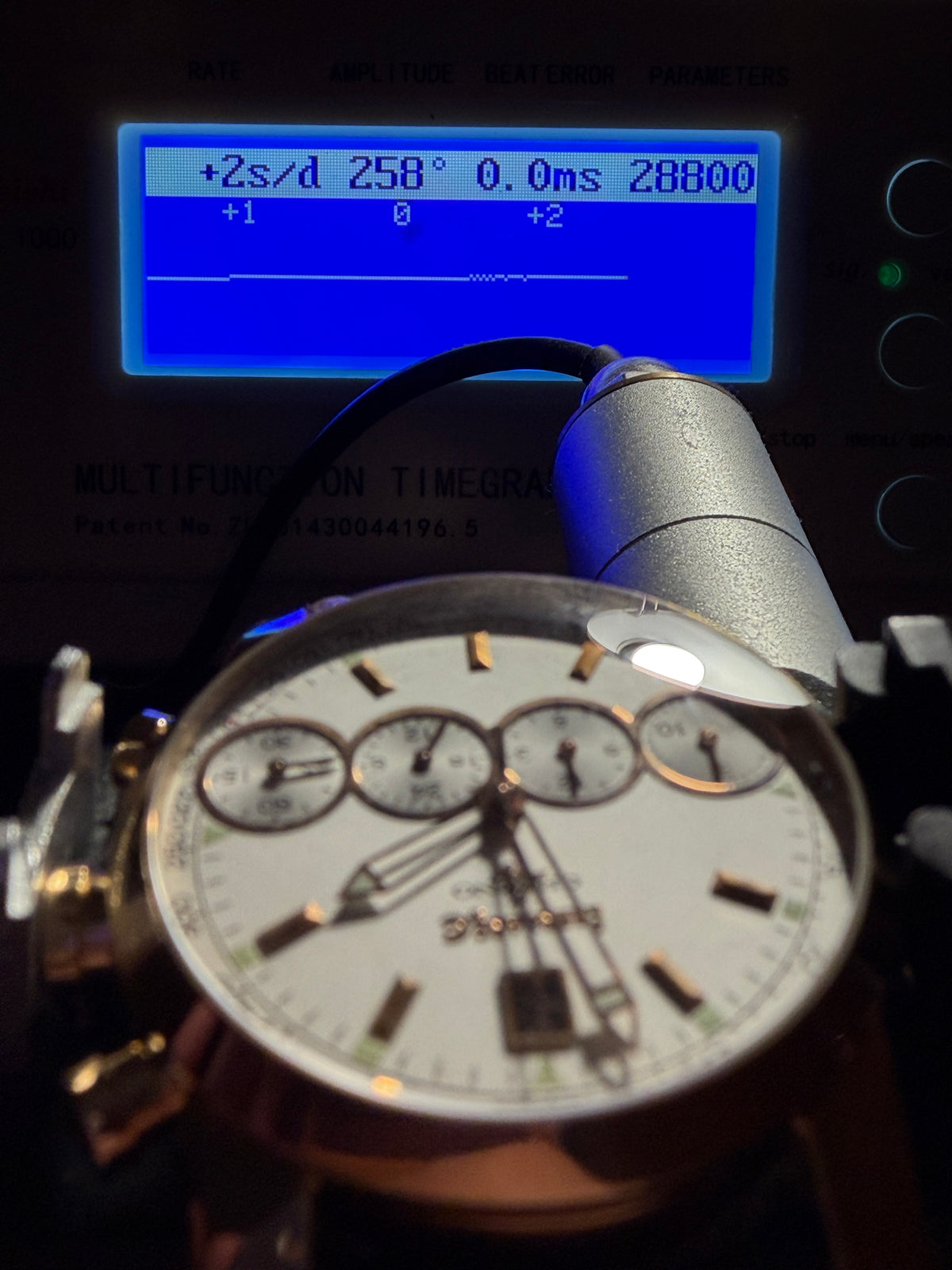 ORIGINAL EBERHARD & CO CHRONO 4 ROTGOLD ROSEGOLD 18K / 750 GOLD CHRONOGRAPH 30058