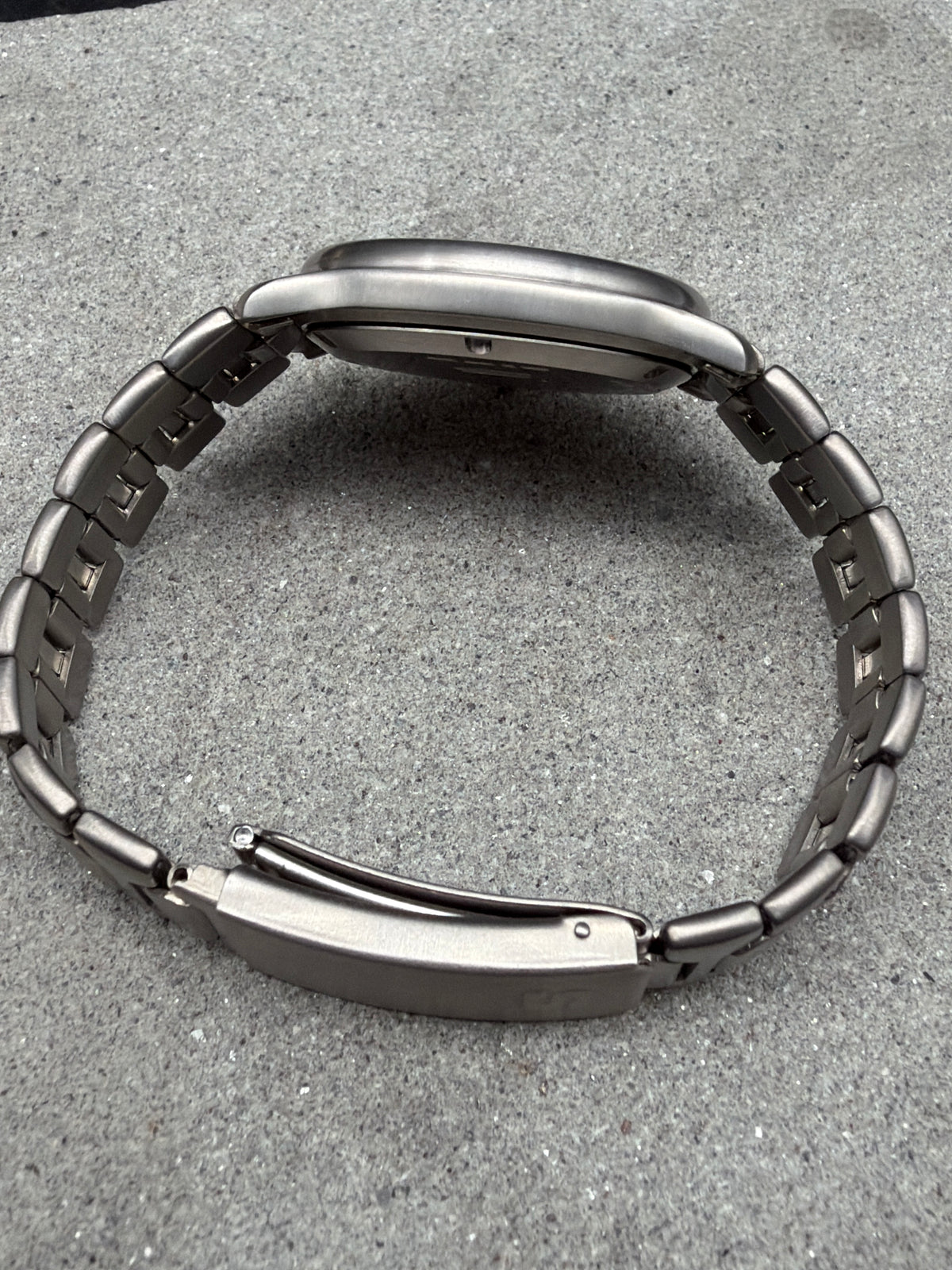 ORIGINAL SINN 8826 Ti TITAN 36mm AUTOMATIK ARMBANDUHR WABENBAND WABE EARLY MODEL TITANIUM