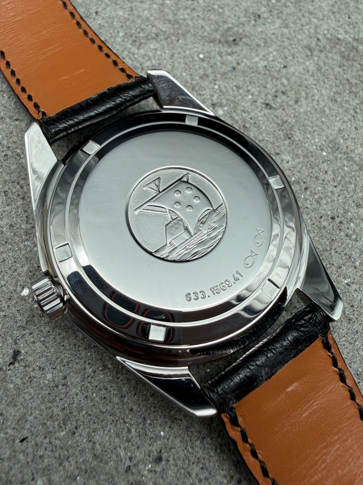 ORIGINAL ETERNA - MATIC KONTIKI 100 DATUM HERRENUHR 37mm EDELSTAHL 633.1569.41