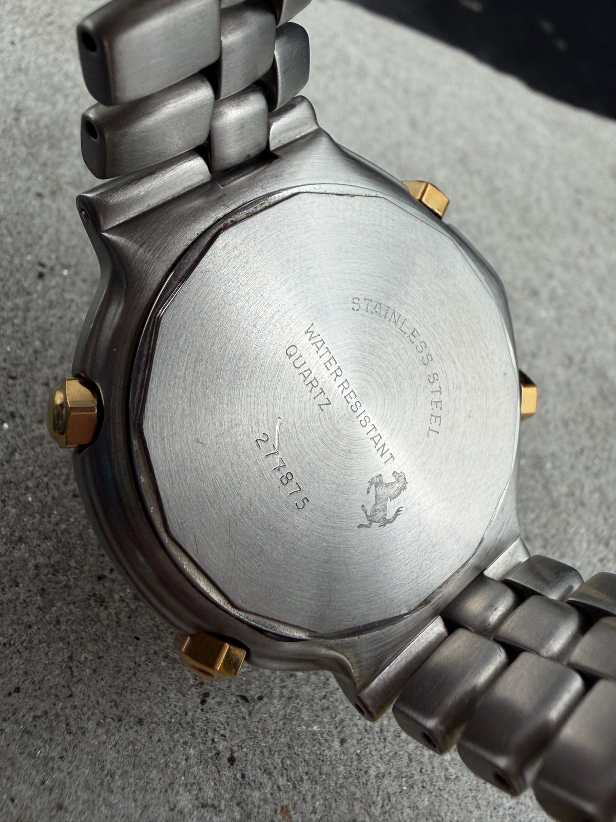 ORIGINAL FERRARI FORMULA 1/10SEC CHRONOGRAPH DAY DATE REF 2640 CAL. 531 ROSSO CORSA