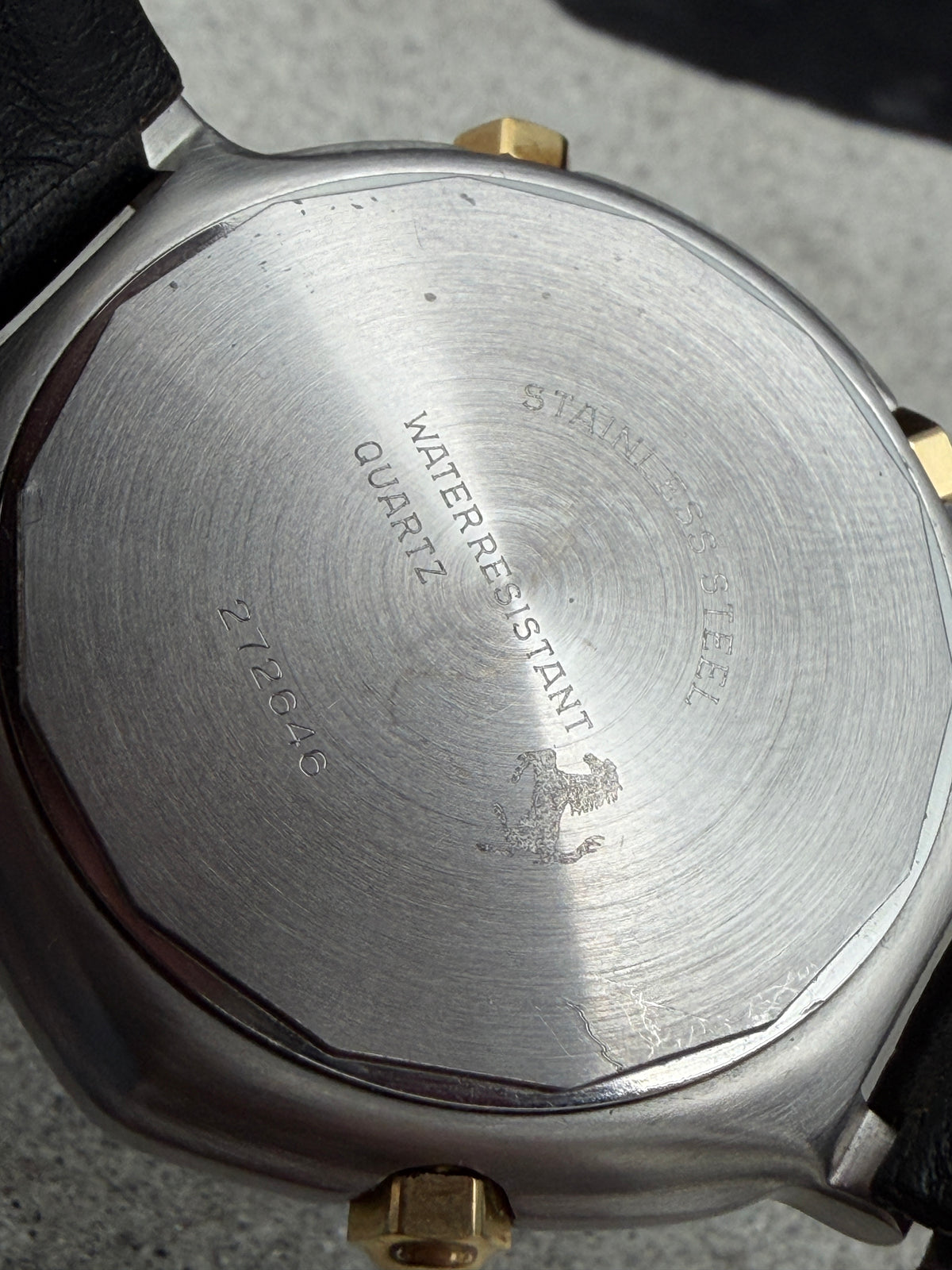ORIGINAL FERRARI FORMULA 1/10SEC CHRONOGRAPH DAY DATE REF 2660 CAL. 531 GREY GRIGIO FERRO