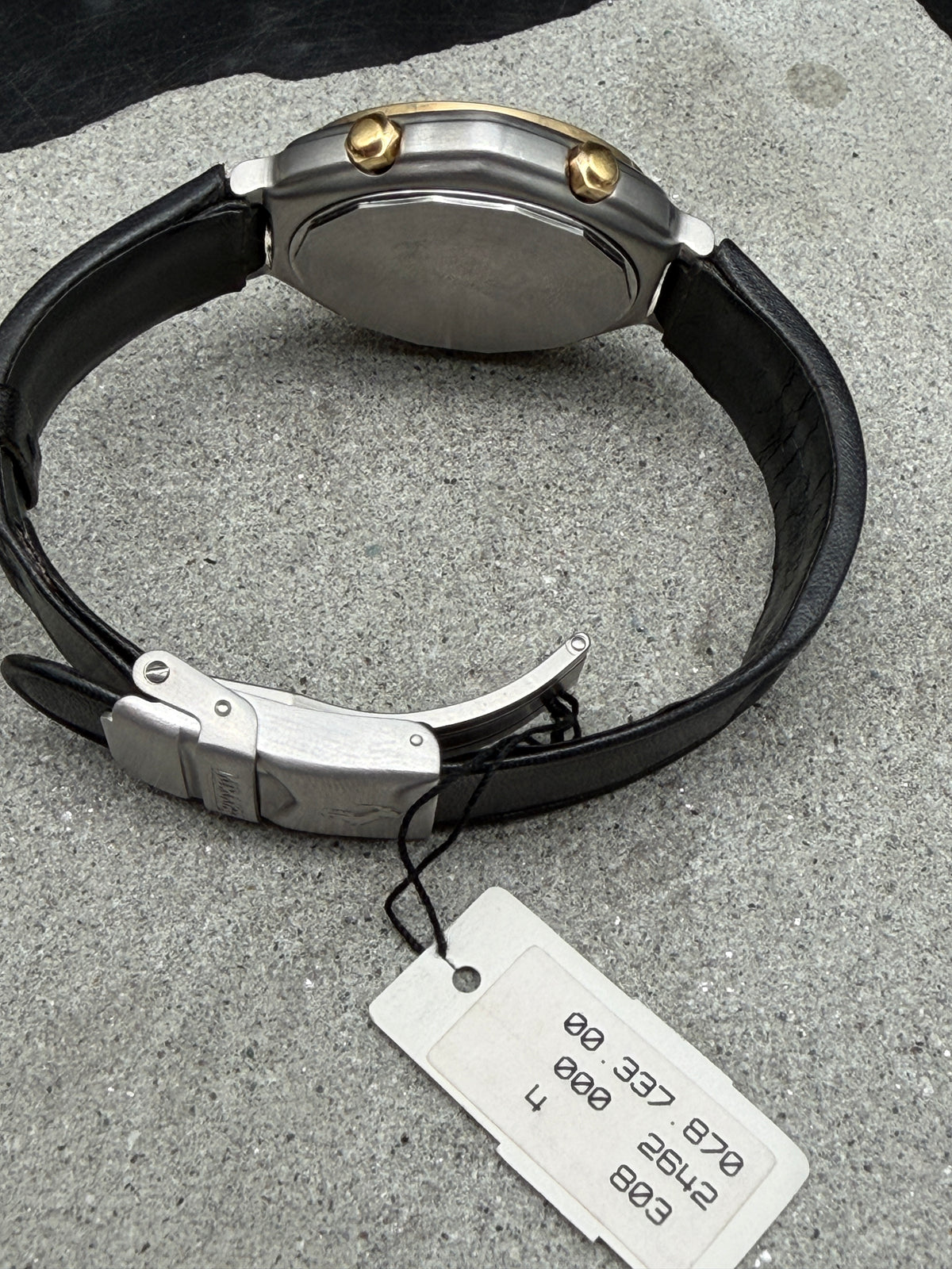 ORIGINAL FERRARI FORMULA 1/10SEC CHRONOGRAPH DAY DATE REF 2660 CAL. 531 GREY GRIGIO FERRO