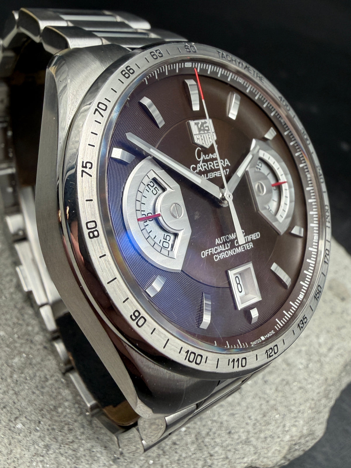 ORIGINAL TAG HEUER GRAND CARRERA CAV511E CHRONOMETER CHRONOGRAPH CALIBRE 17 UHR