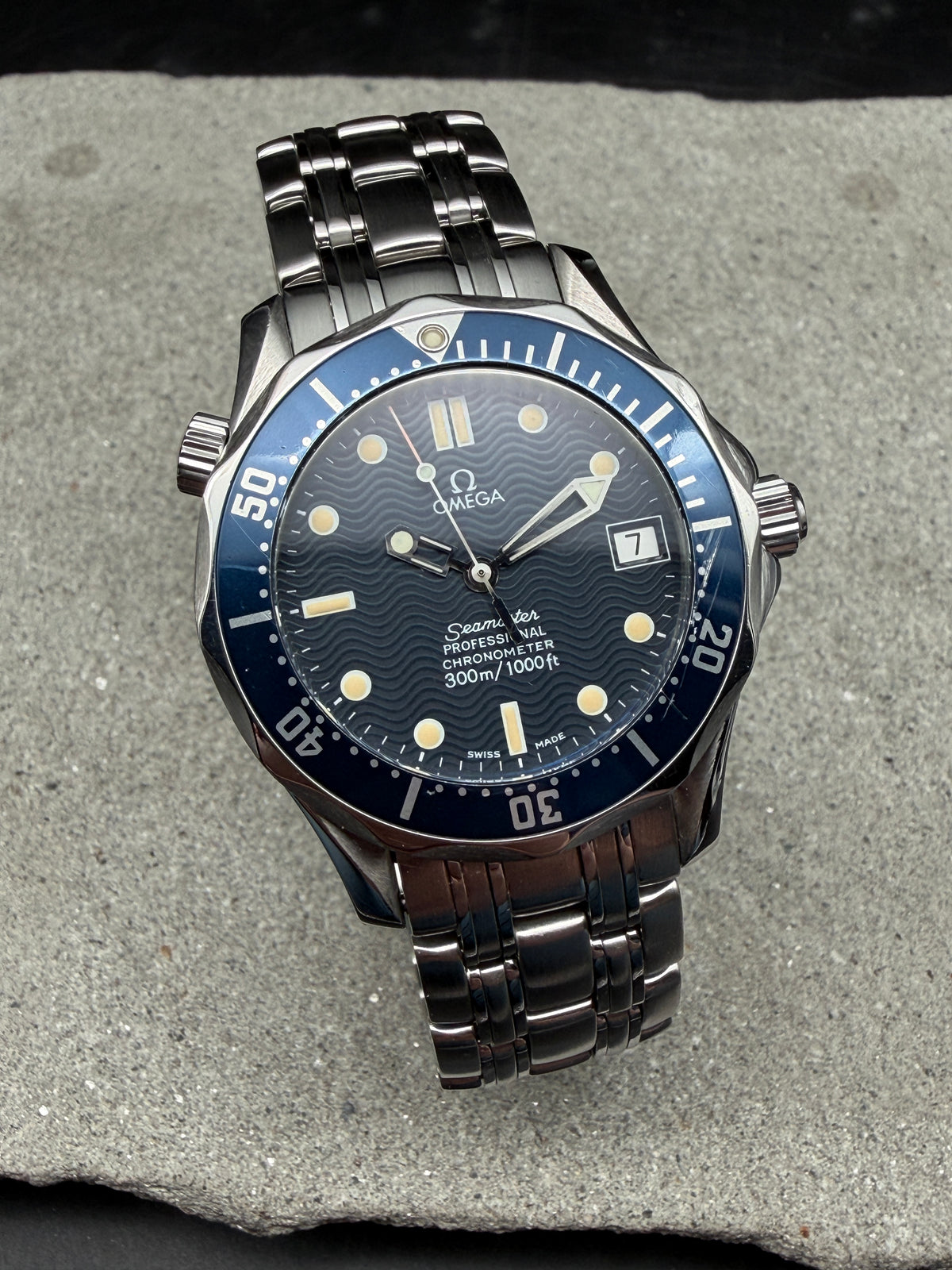 ORIGINAL 1985 OMEGA SEAMASTER PROFESSIONAL 36mm AUTOMATIK 1681502 DIVER CAL 1109