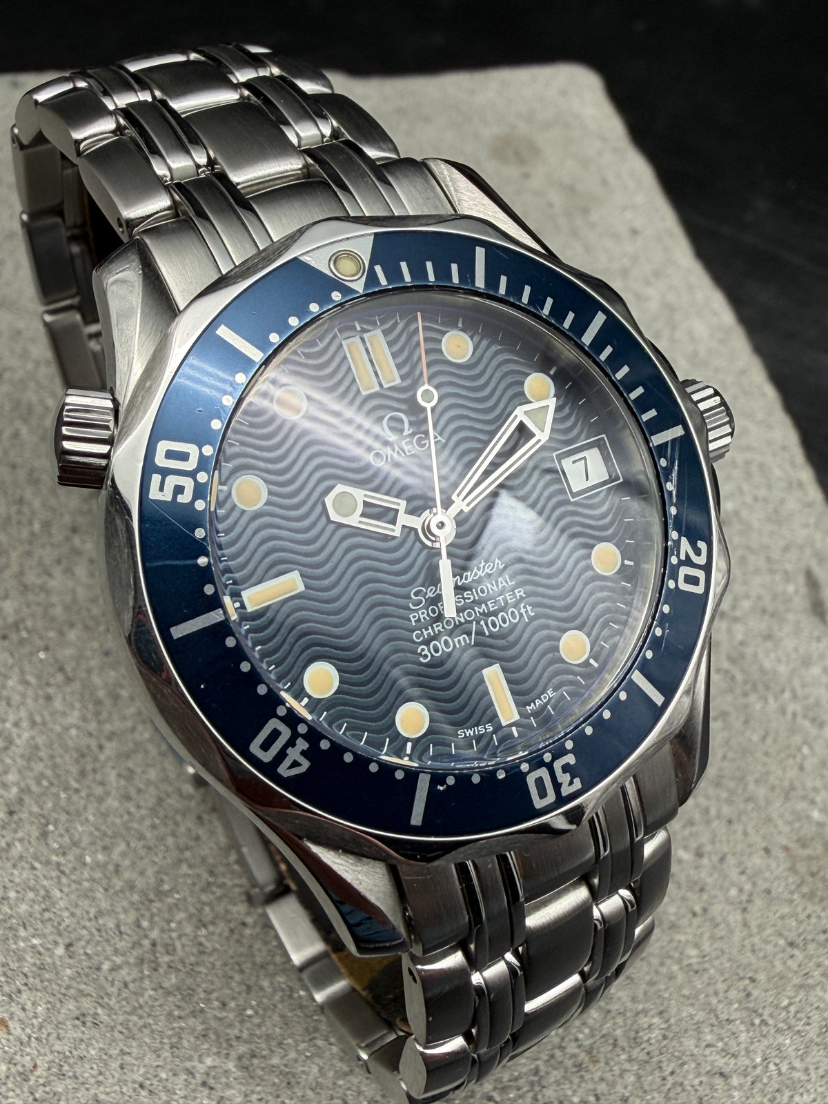 ORIGINAL 1985 OMEGA SEAMASTER PROFESSIONAL 36mm AUTOMATIK 1681502 DIVER CAL 1109