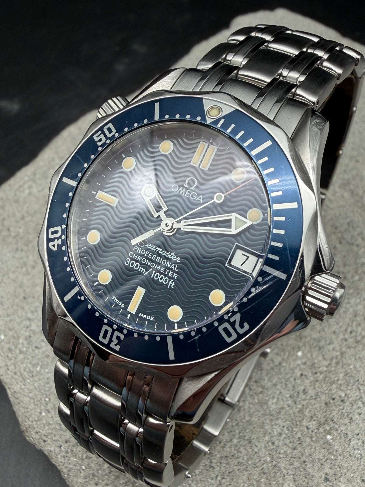 ORIGINAL 1985 OMEGA SEAMASTER PROFESSIONAL 36mm AUTOMATIK 1681502 DIVER CAL 1109