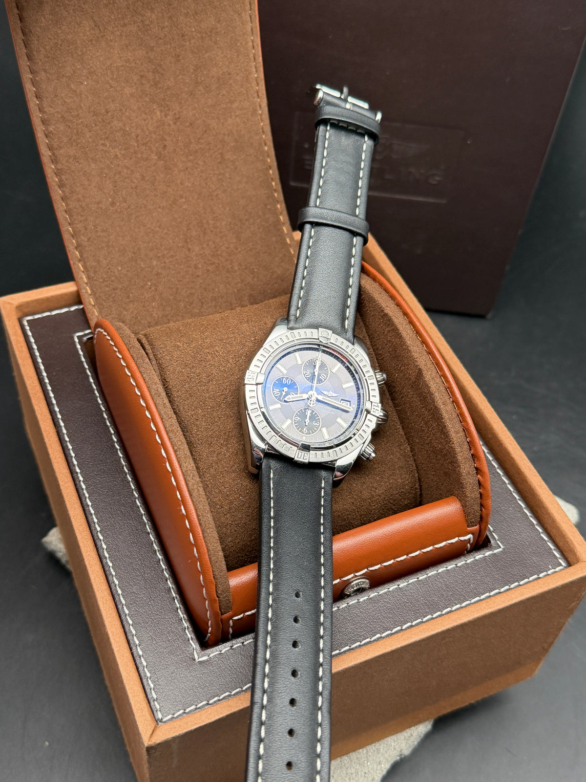 ORIGINAL BREITLING A13356 CHRONOMAT EVOLUTION 44mm CHRONOGRAPH CHRONOMETER UHR