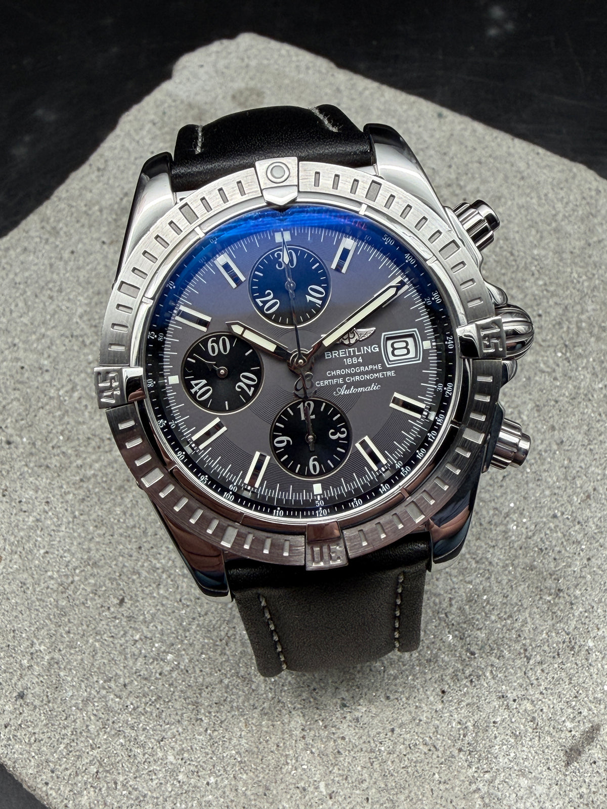 ORIGINAL BREITLING A13356 CHRONOMAT EVOLUTION 44mm CHRONOGRAPH CHRONOMETER UHR