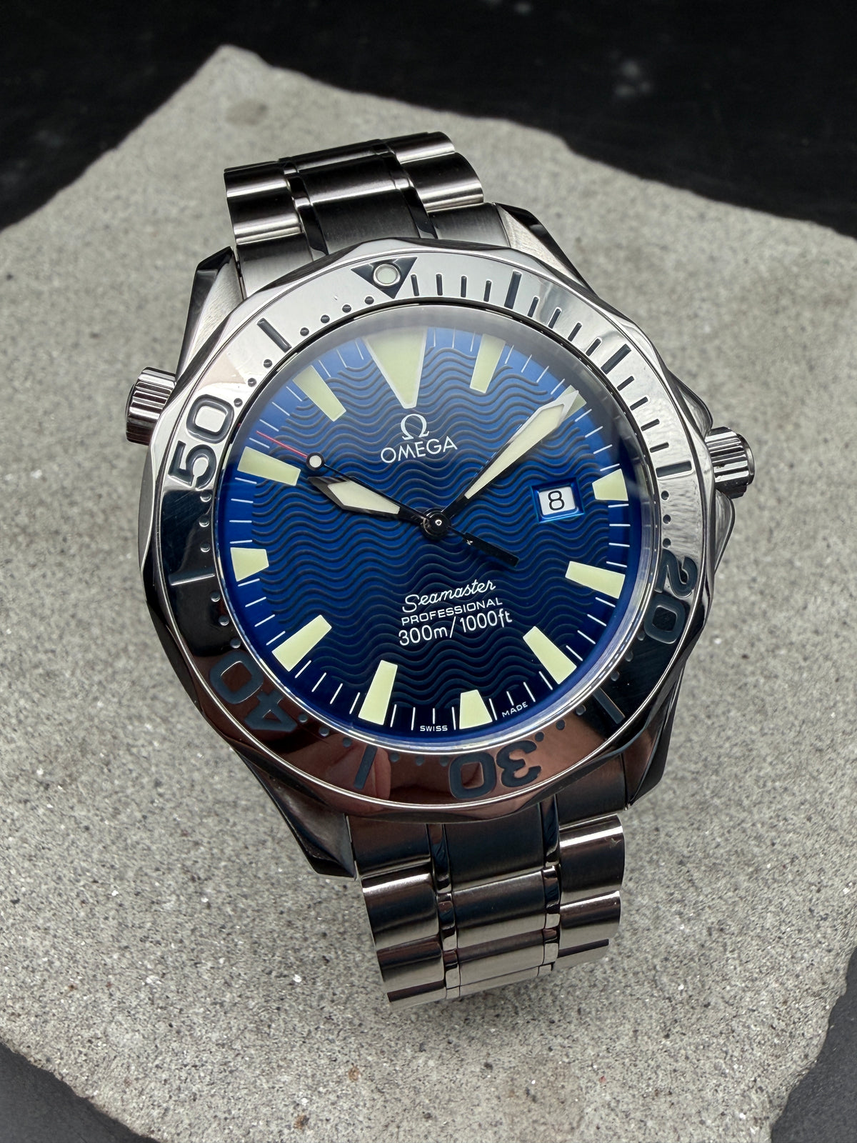 ORIGINAL 1998 OMEGA SEAMASTER PROFESSIONAL 41mm QUARTZ 2265.80 DIVER CAL 1538