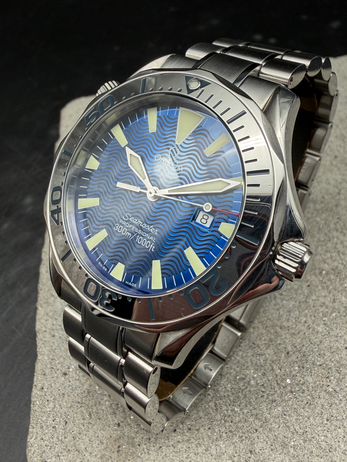 ORIGINAL 1998 OMEGA SEAMASTER PROFESSIONAL 41mm QUARTZ 2265.80 DIVER CAL 1538