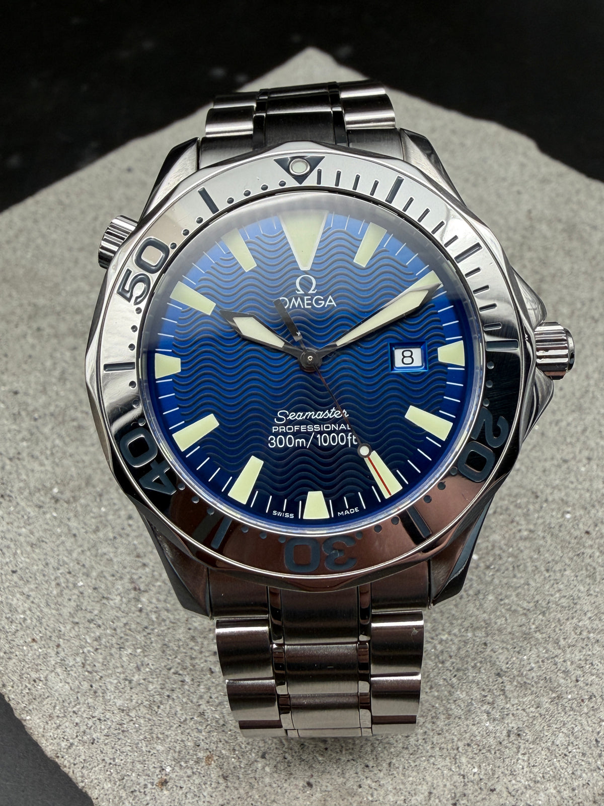 ORIGINAL 1998 OMEGA SEAMASTER PROFESSIONAL 41mm QUARTZ 2265.80 DIVER CAL 1538