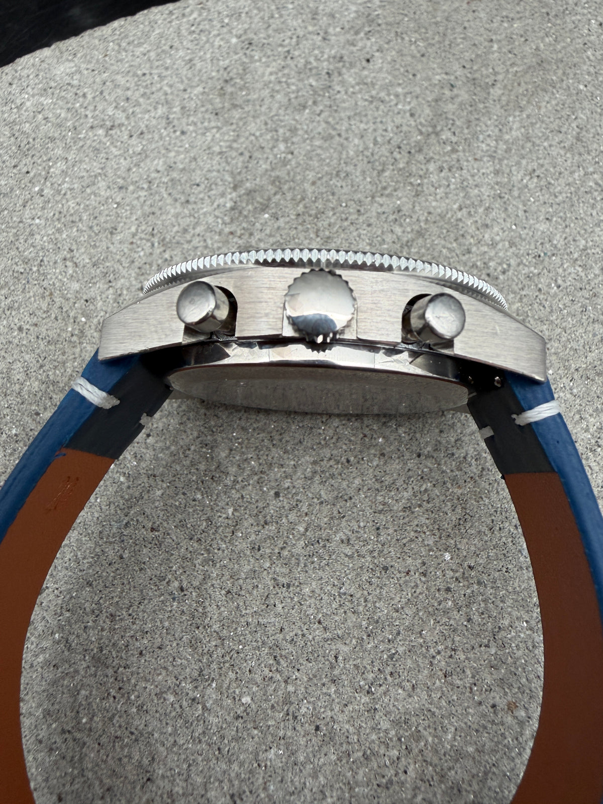 ORIGINAL 1973 JUNGHANS OLYMPIC CHRONOGRAPH 7734 VALJOUX HANDAUFZUG 688.10 DATUM