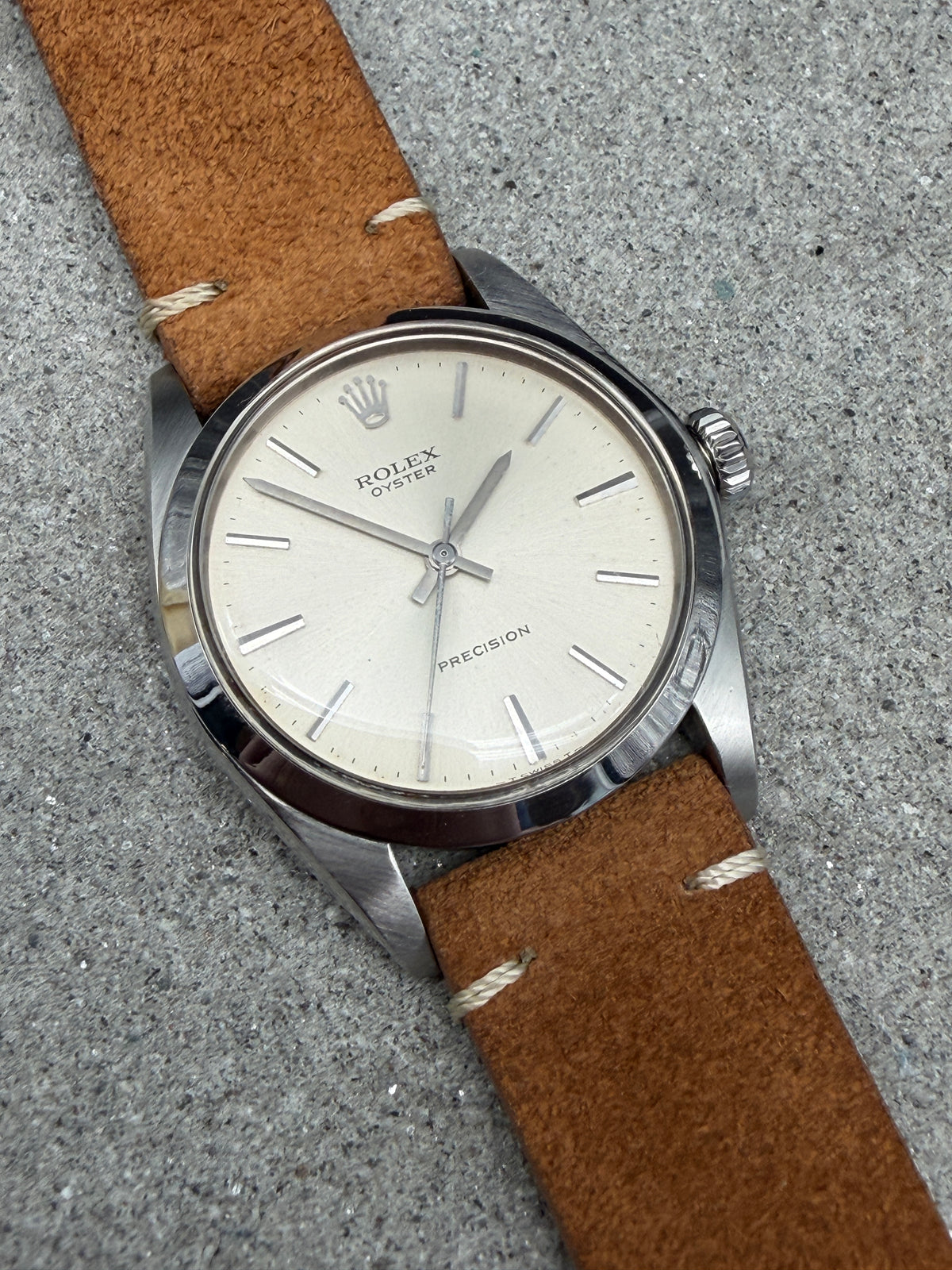 ORIGINAL 1969 ROLEX 6426 OYSTER PRECISION 34mm HANDAUFZUG MANUAL WIND EDELSTAHL