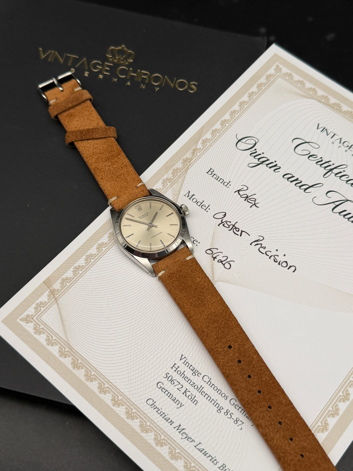 ORIGINAL 1969 ROLEX 6426 OYSTER PRECISION 34mm HANDAUFZUG MANUAL WIND EDELSTAHL