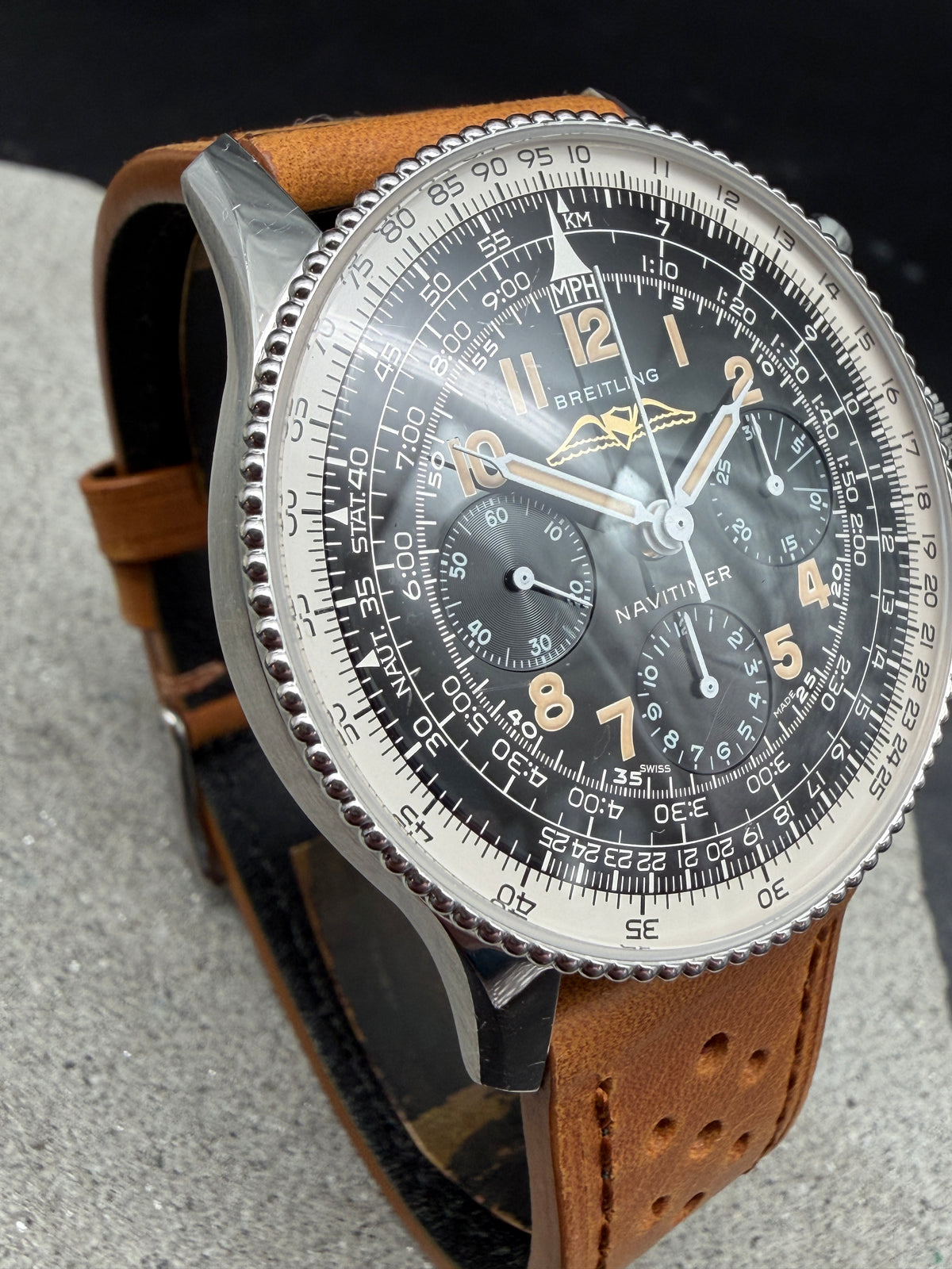 ORIGINAL BREITLING NAVITIMER 806 1959 RE EDITION LIMITED FULLSET AB0910 MANUAL