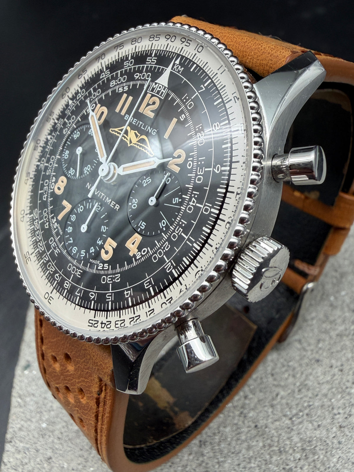 ORIGINAL BREITLING NAVITIMER 806 1959 RE EDITION LIMITED FULLSET AB0910 MANUAL