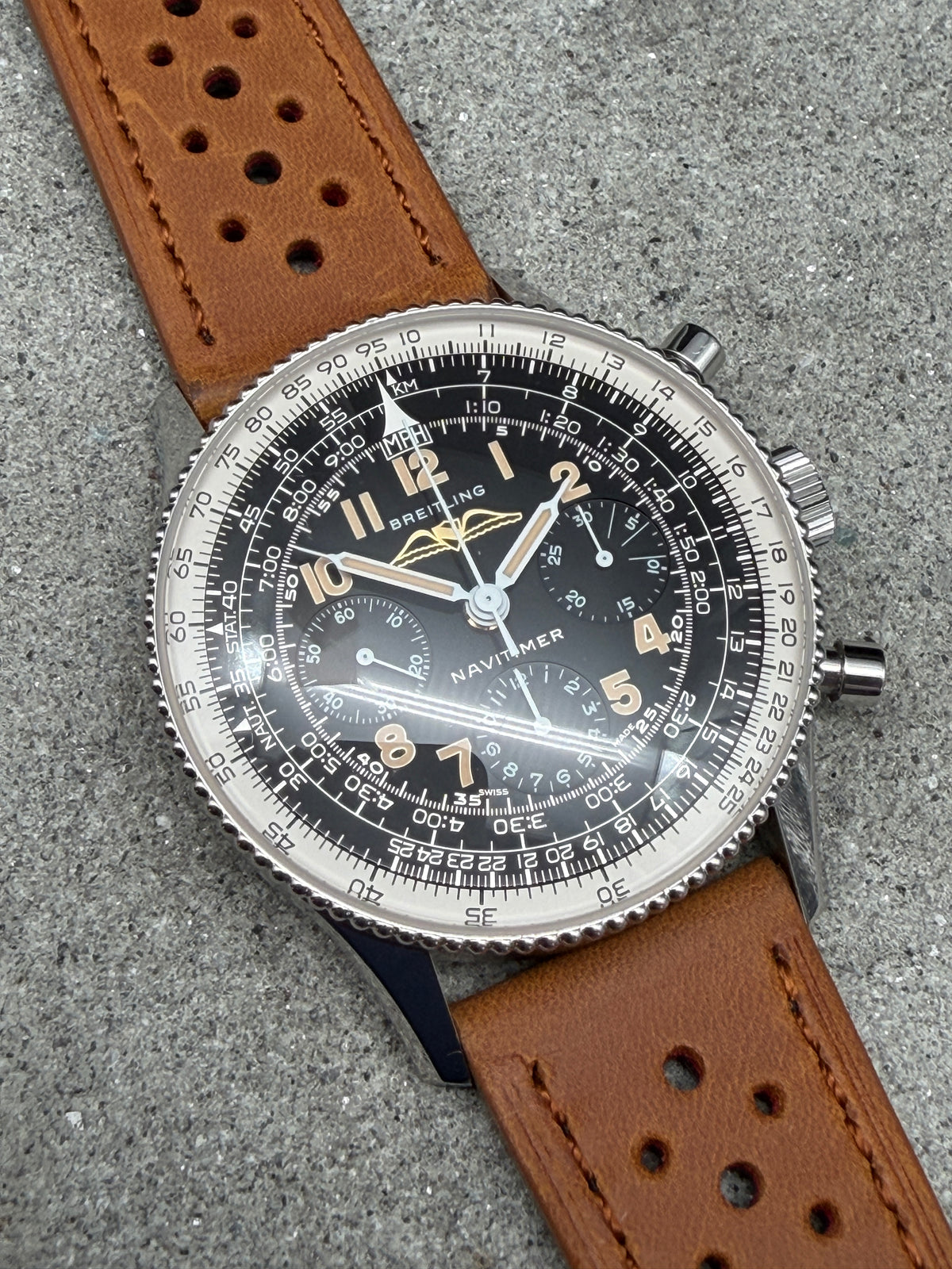 ORIGINAL BREITLING NAVITIMER 806 1959 RE EDITION LIMITED FULLSET AB0910 MANUAL