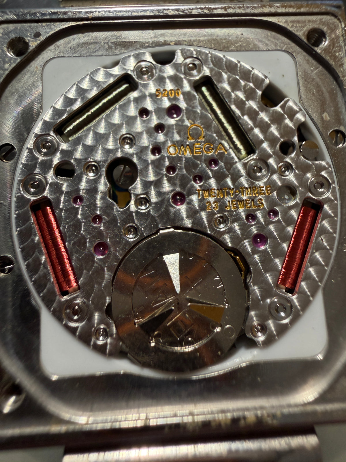 ORIGINAL 1998 OMEGA CONSTELLATION QUADRA CHRONOGRAPH QUARTZ DIAMANT 30x34mm
