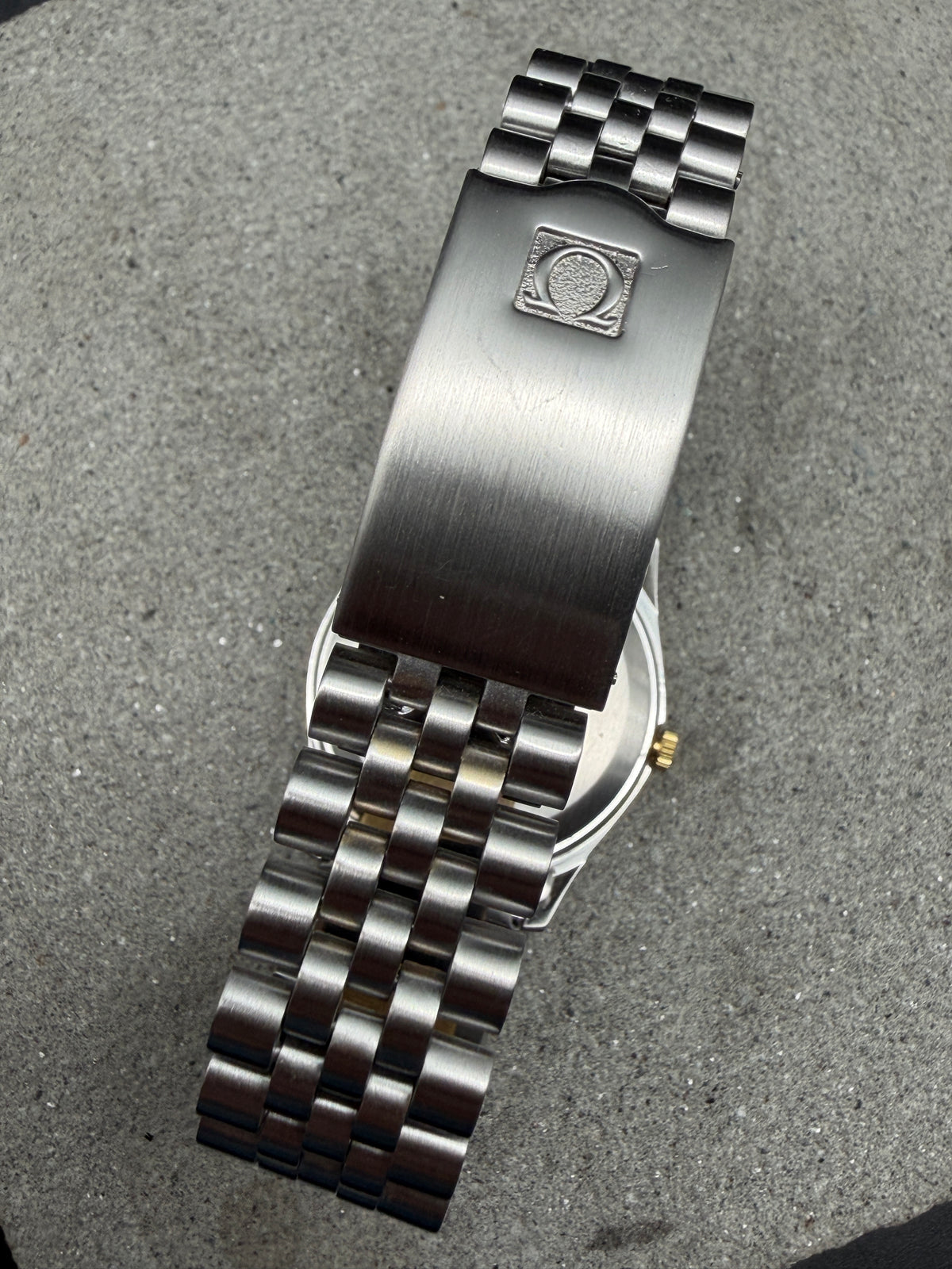ORIGINAL 1978 OMEGA SEAMASTER QUARTZ 1960190 CAL. 1342 DATUM SUNDUST DIAL UHR