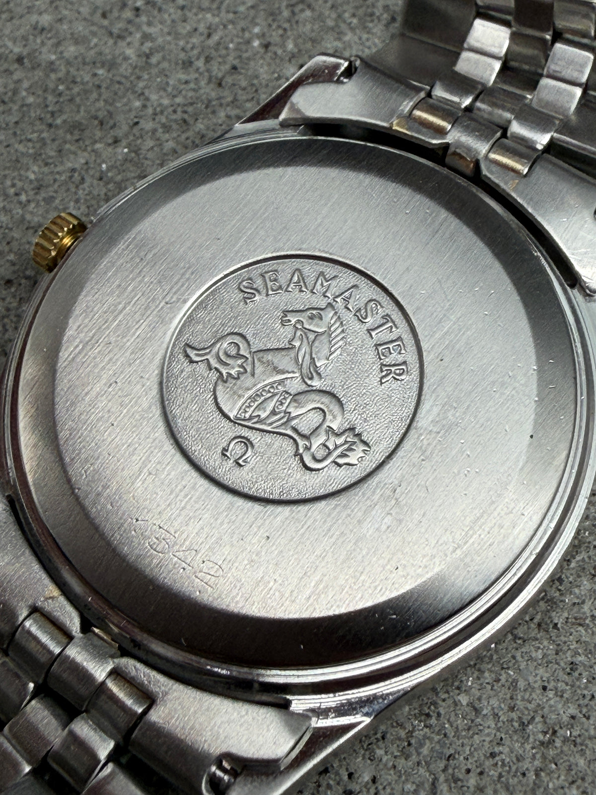 ORIGINAL 1978 OMEGA SEAMASTER QUARTZ 1960190 CAL. 1342 DATUM SUNDUST DIAL UHR