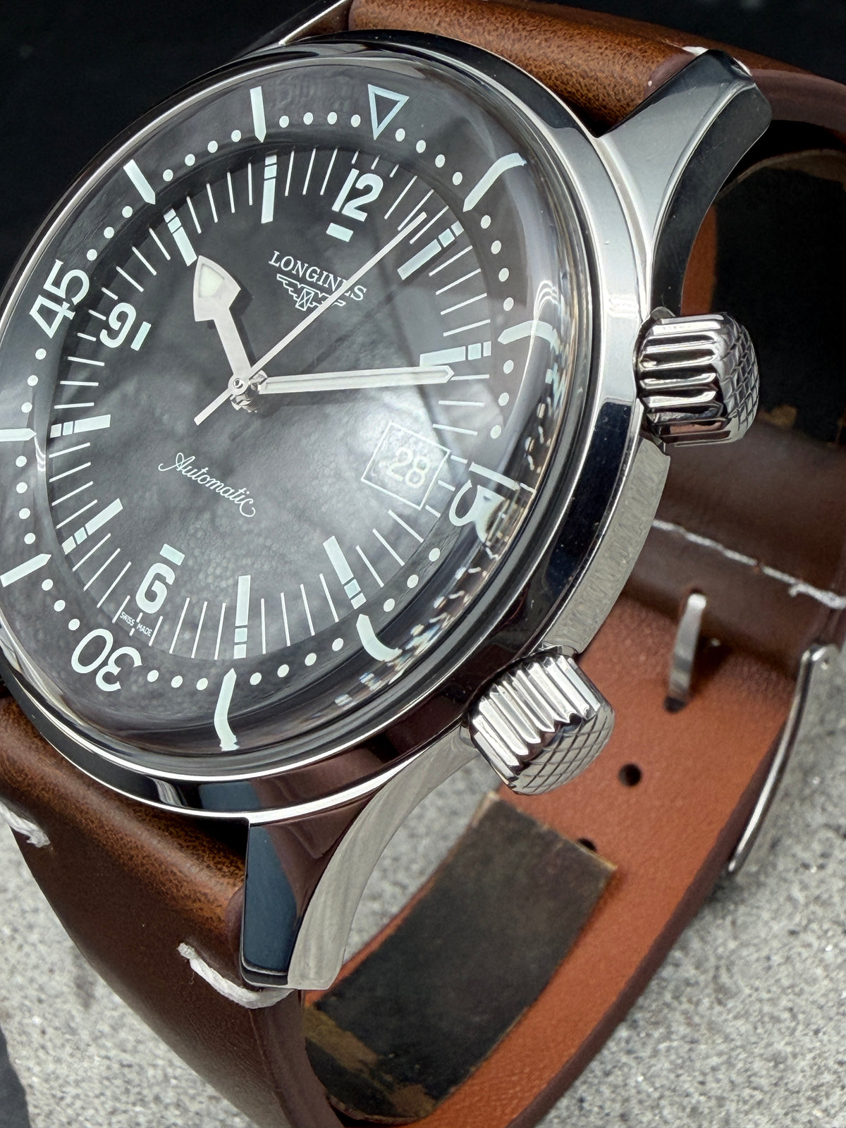 ORIGINAL LONGINES LEGEND DIVER L3.674.4 AUTOMATIK COMPRESSOR FULLSET BOX PAPIERE