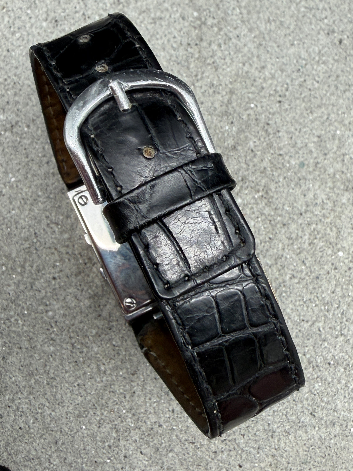 ORIGINAL 1998 OMEGA CONSTELLATION QUADRA CHRONOGRAPH QUARTZ DIAMANT 30x34mm
