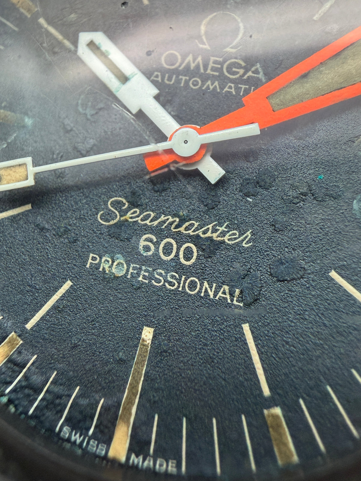 ORIGINAL 1971 OMEGA 166.077 SEAMASTER 600 PLOPROF SANDWICH DIAL DIVER VINTAGE