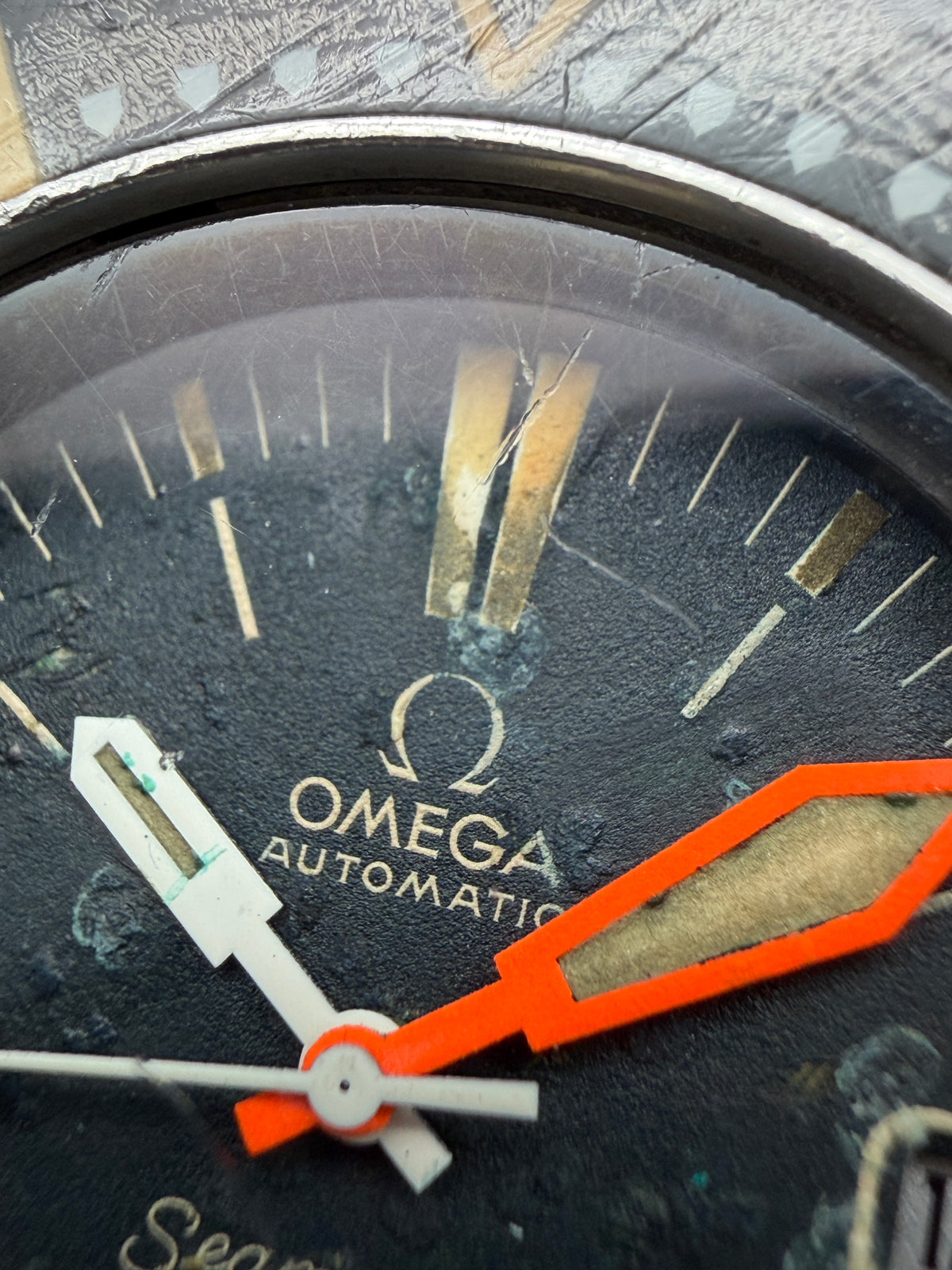 ORIGINAL 1971 OMEGA 166.077 SEAMASTER 600 PLOPROF SANDWICH DIAL DIVER VINTAGE