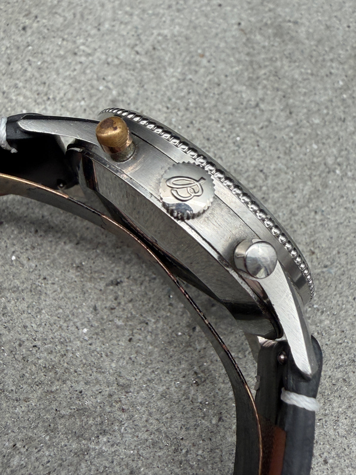 ORIGINAL 1960 BREITLING NAVITIMER 806 VENUS 178 MANUAL AOPA APPLIED LOGO GRAIN