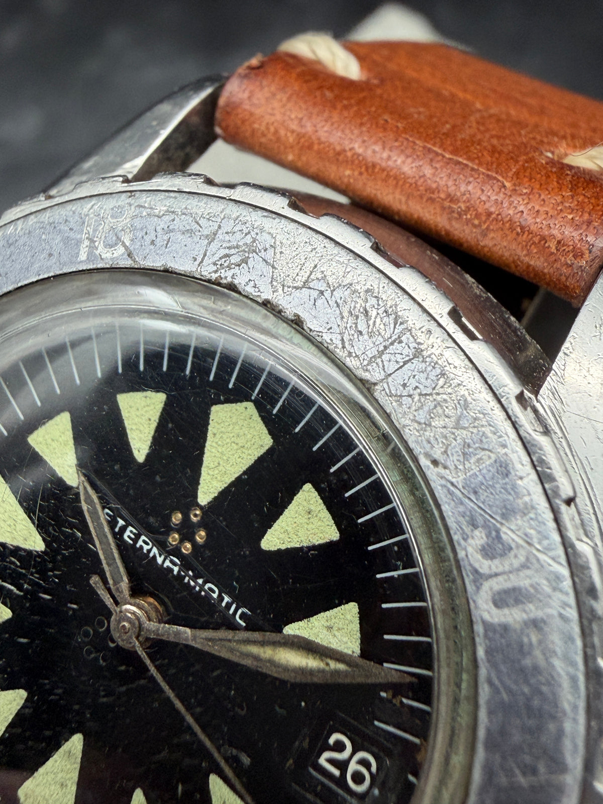 ORIGINAL ETERNA MATIC SUPER KONTIKI 130 PTX TAUCHERUHR MK1 FIRST SERIE AUTOMATIK