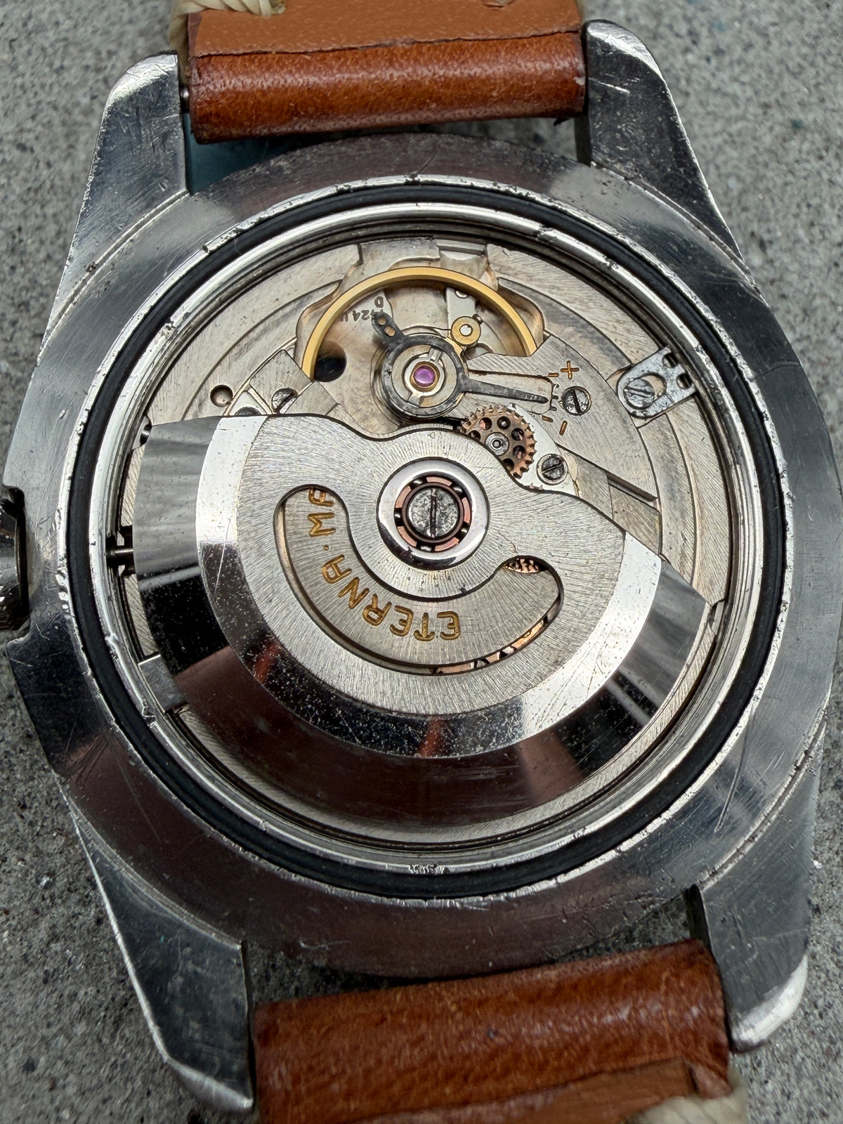 ORIGINAL ETERNA MATIC SUPER KONTIKI 130 PTX TAUCHERUHR MK1 FIRST SERIE AUTOMATIK