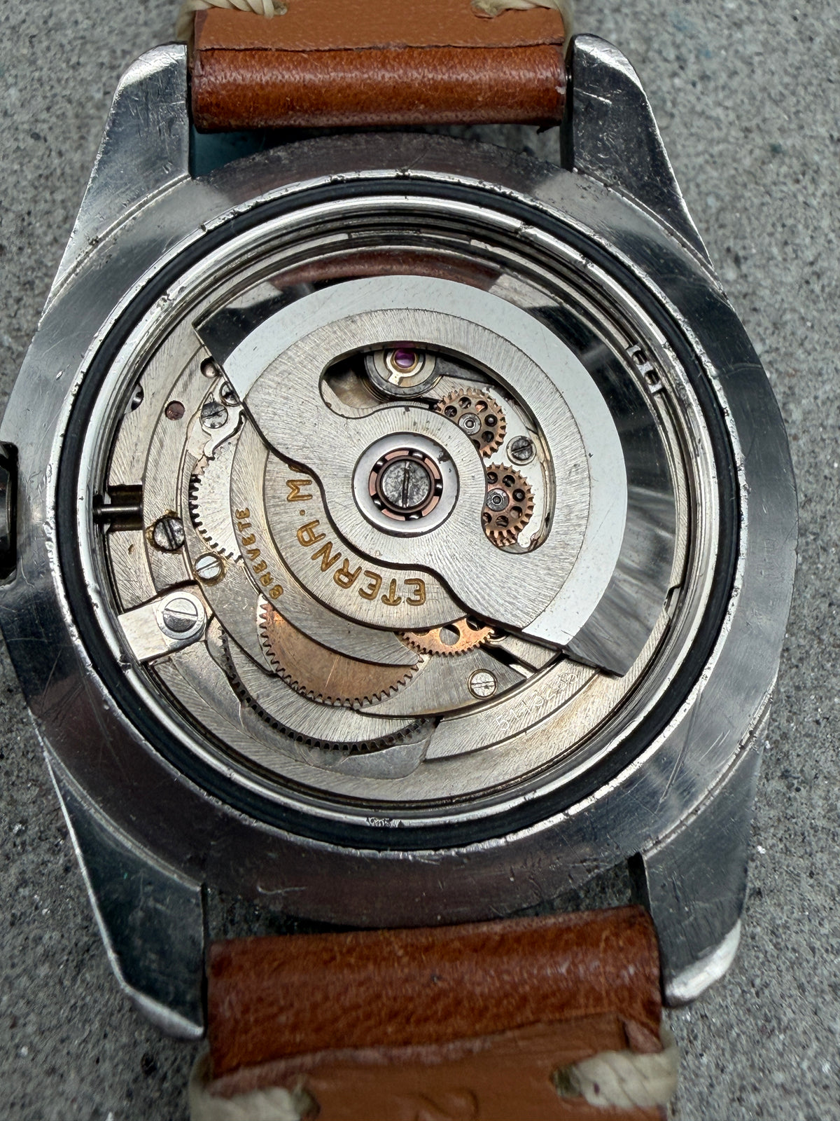 ORIGINAL ETERNA MATIC SUPER KONTIKI 130 PTX TAUCHERUHR MK1 FIRST SERIE AUTOMATIK