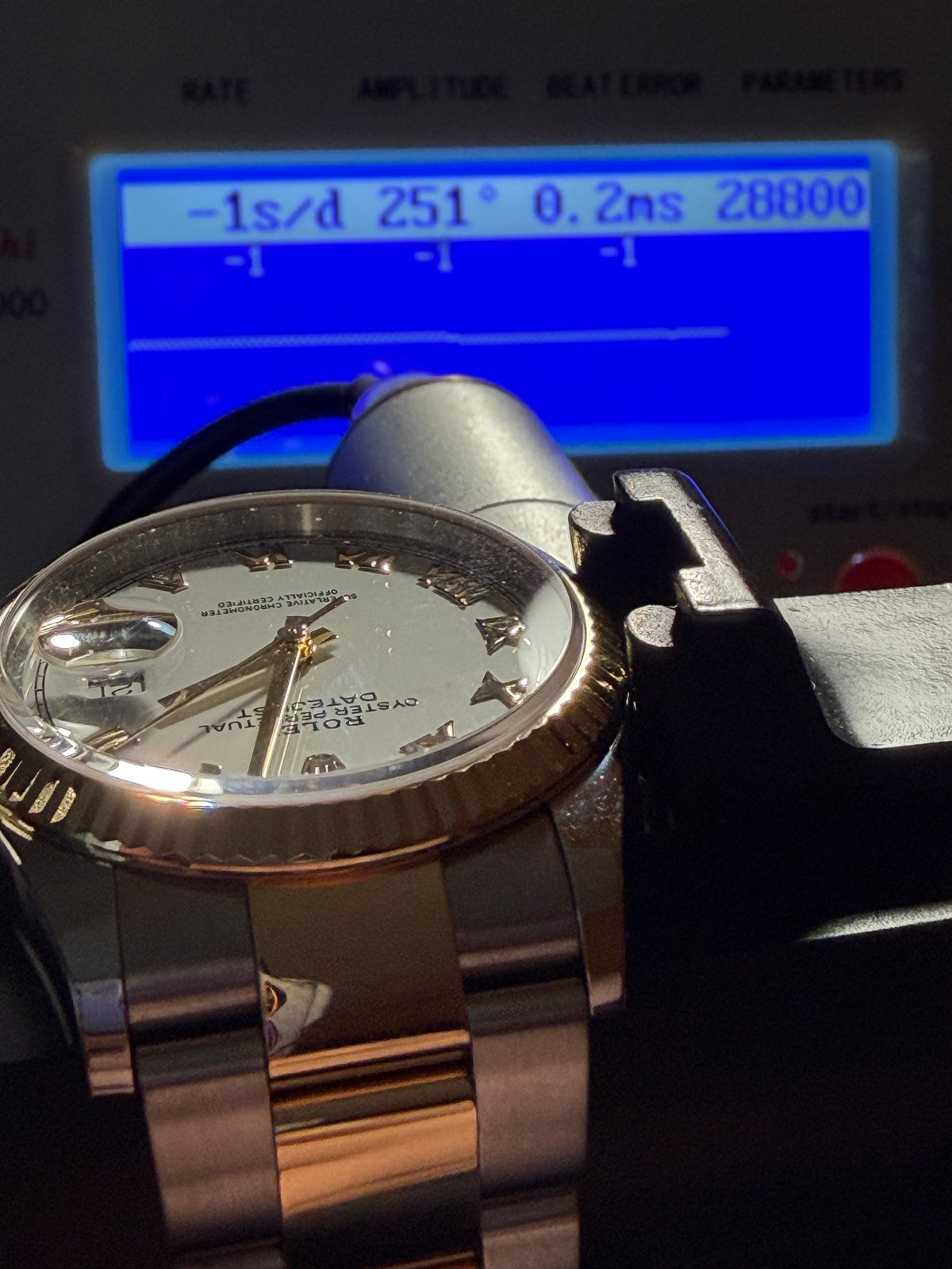 ORIGINAL ROLEX DATEJUST 36 STAHL / GOLD 126233 HERRENUHR WHITE ROMAN NUMERAL