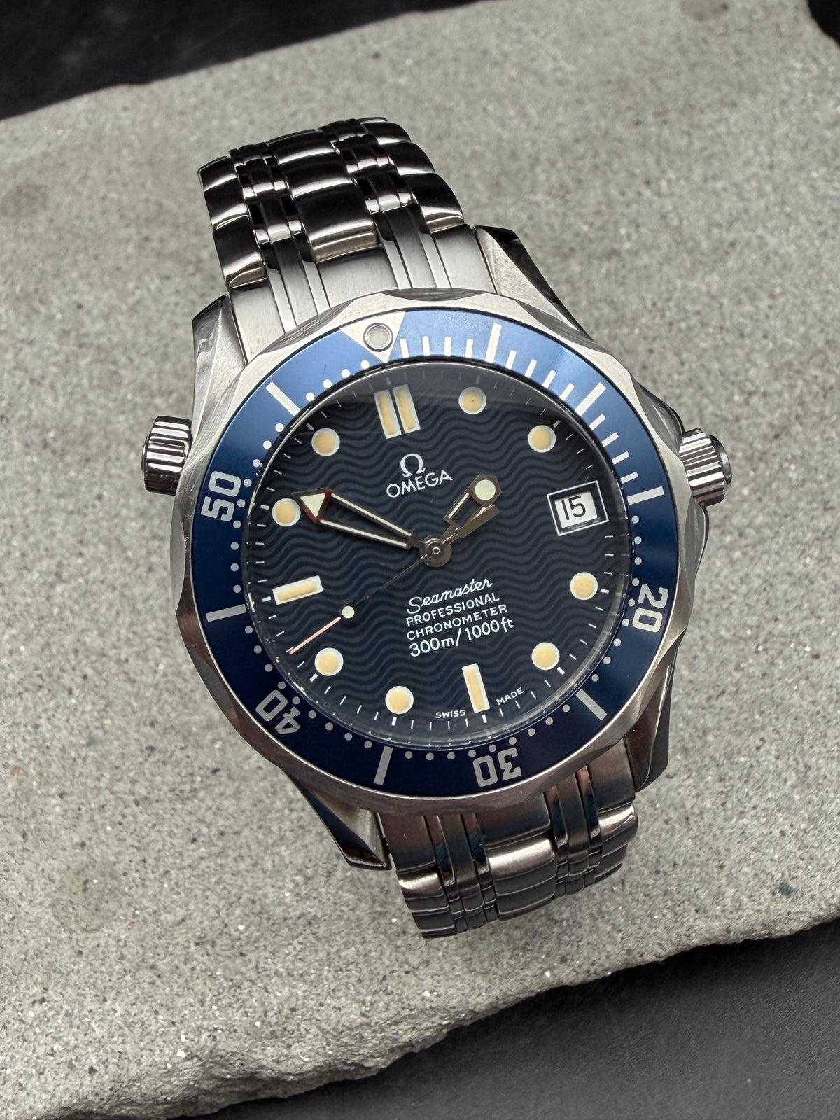 ORIGINAL 1985 OMEGA SEAMASTER PROFESSIONAL 36mm AUTOMATIK 1681502 DIVER CAL 1109