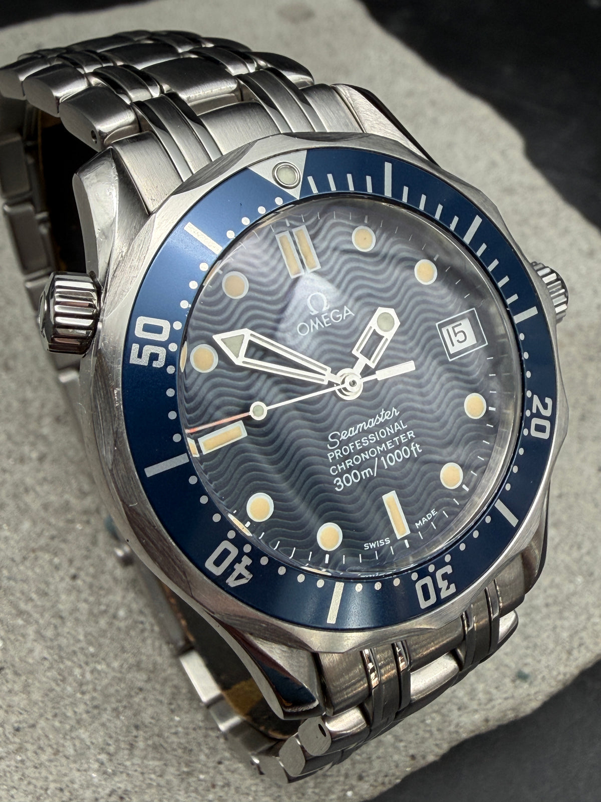 ORIGINAL 1985 OMEGA SEAMASTER PROFESSIONAL 36mm AUTOMATIK 1681502 DIVER CAL 1109
