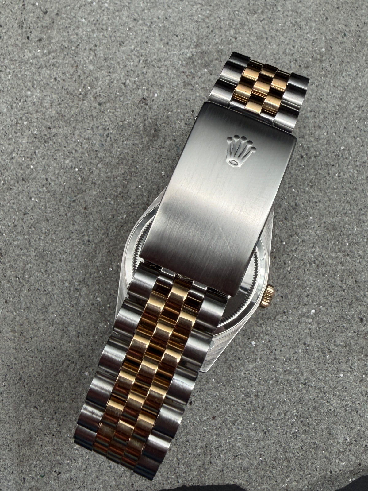 ORIGINAL 1990 ROLEX DATEJUST 36 STAHL / GOLD 16233 HERRENUHR WHITE ROMAN FULLSET