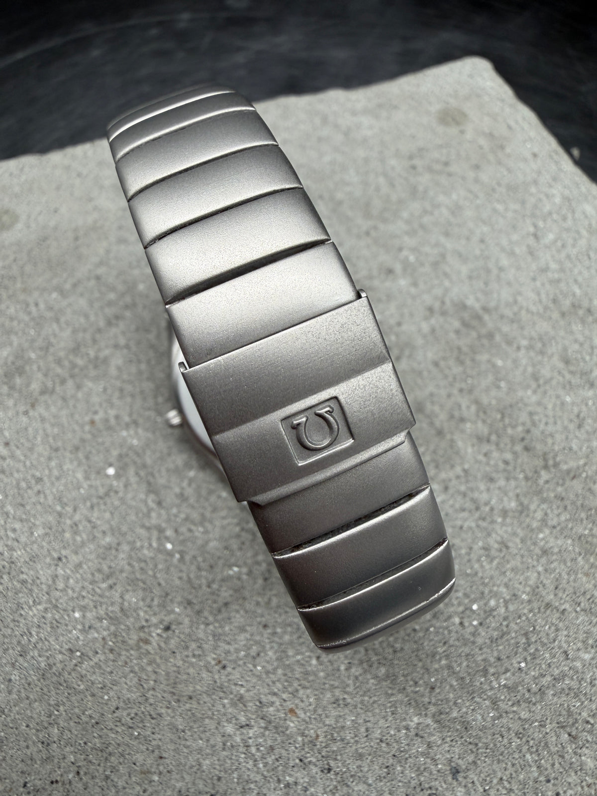 ORIGINAL 1984 OMEGA SEAMASTER RECIFE OXIDIERTER STAHL 196.0292 396.0984 BLACK