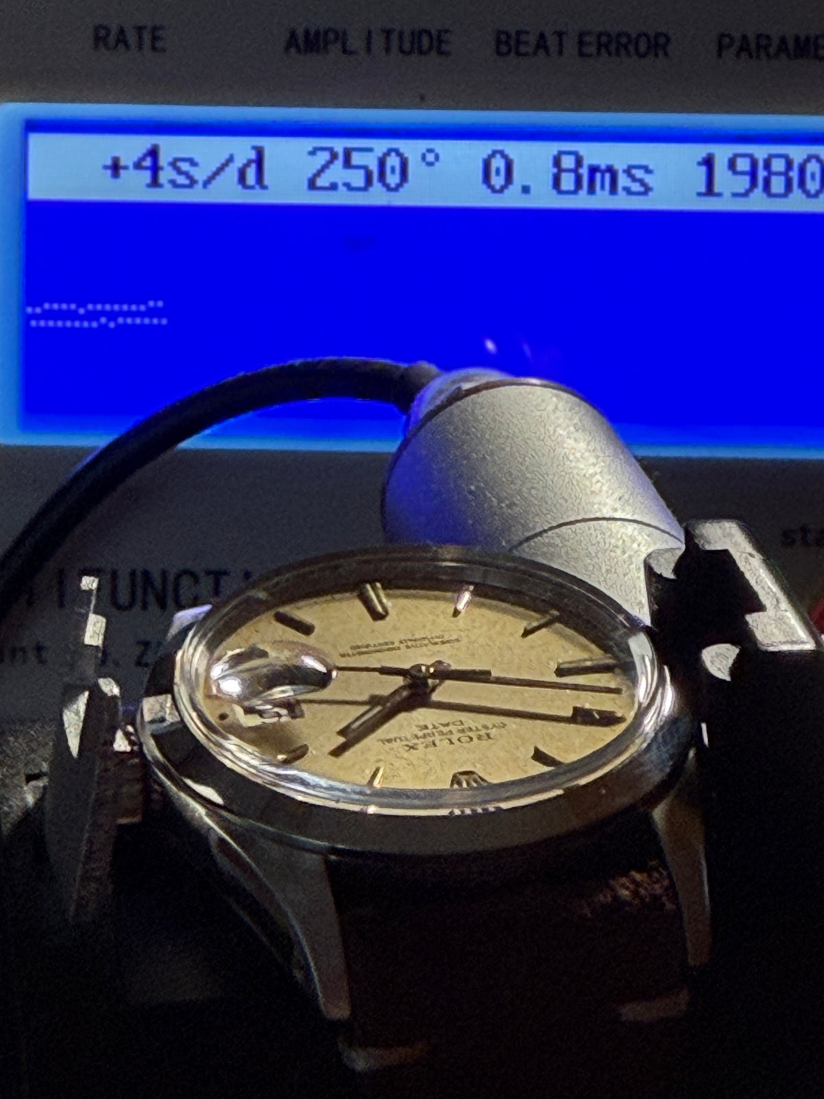 ORIGINAL 1969 ROLEX OYSTER PERPETUAL DATE 1500 HERRENUHR 34mm VINTAGE RARE DIAL