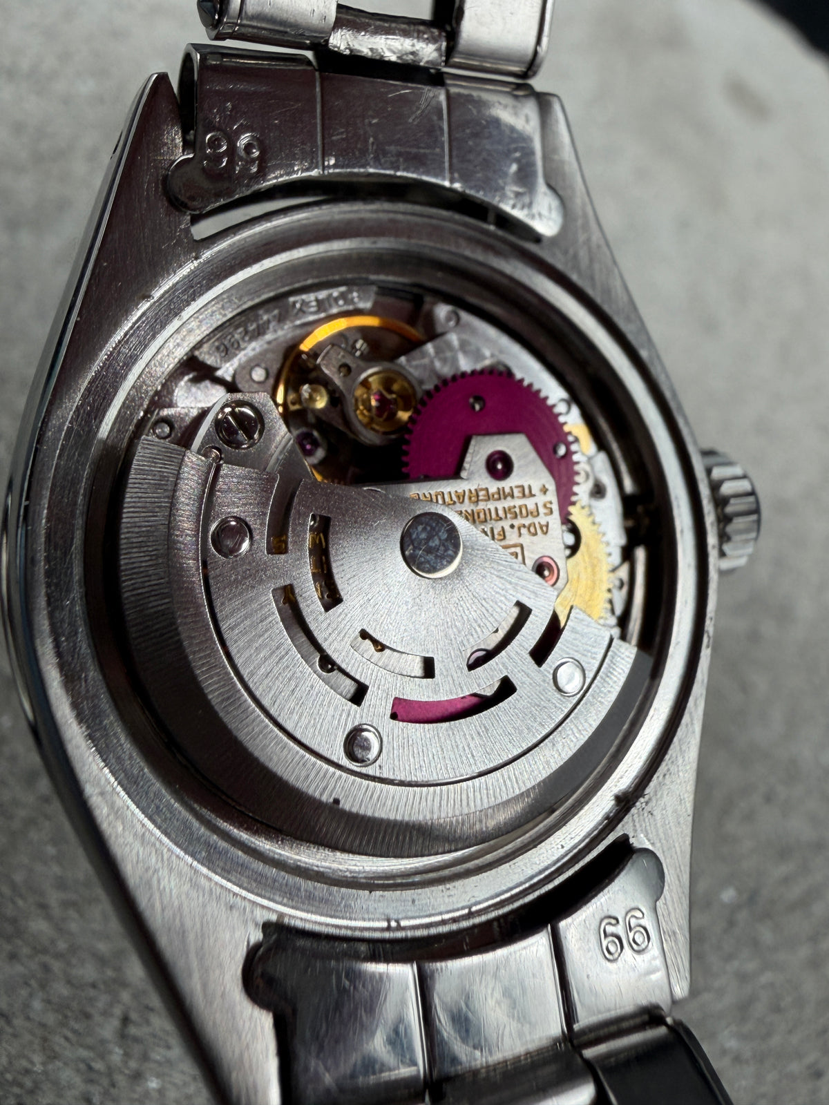 ORIGINAL ROLEX LADY DATE 26mm OYSTER PERPETUAL 6919 EDELSTAHL ENGINE TURNED