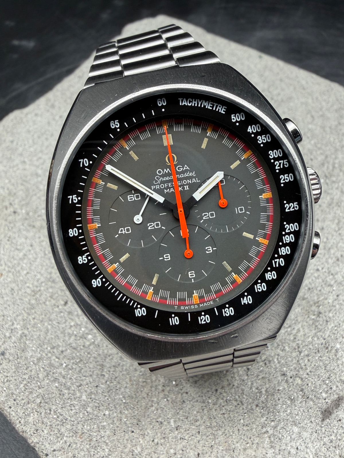 ORIGINAL 1973 OMEGA 145.014 SPEEDMASTER MARK II CHRONOGRAPH RACING DIAL 861