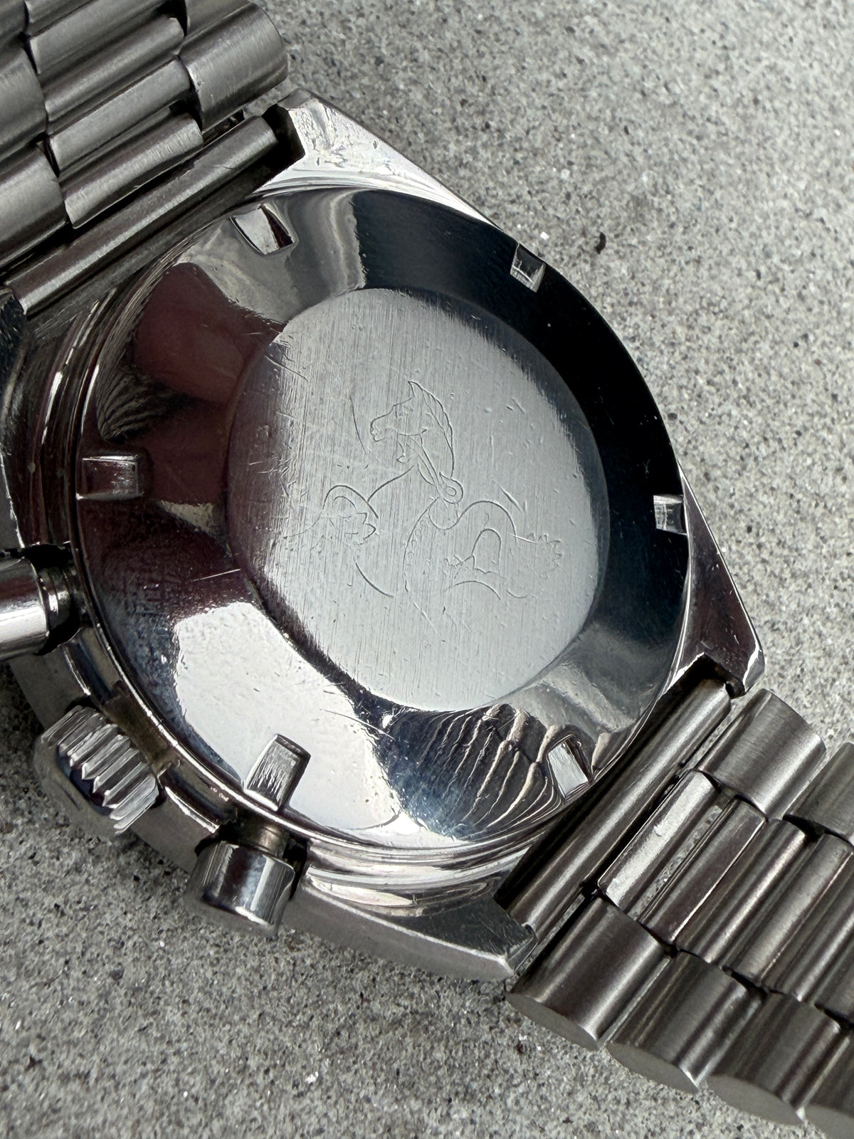 ORIGINAL 1973 OMEGA 145.014 SPEEDMASTER MARK II CHRONOGRAPH RACING DIAL 861