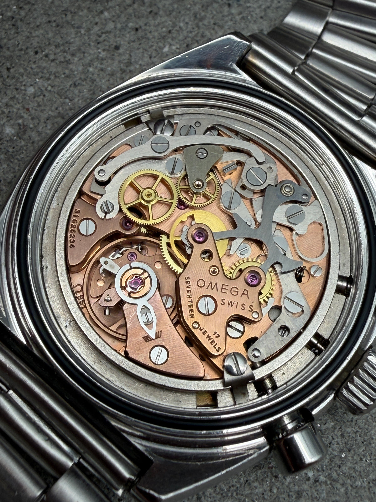 ORIGINAL 1973 OMEGA 145.014 SPEEDMASTER MARK II CHRONOGRAPH RACING DIAL 861