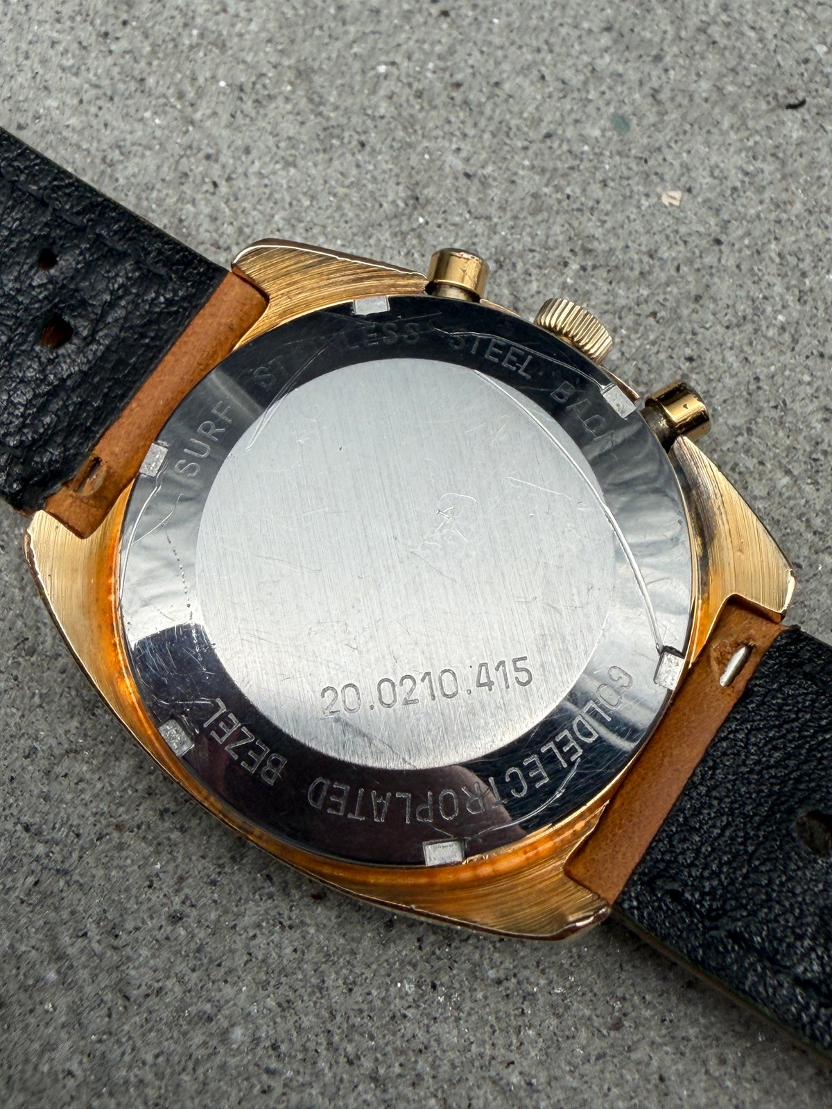 ORIGINAL ZENITH EL PRIMERO AUTOMATIK 20.0210.415 GOLD CHRONOGRAPH 3019PHC BIGEYE
