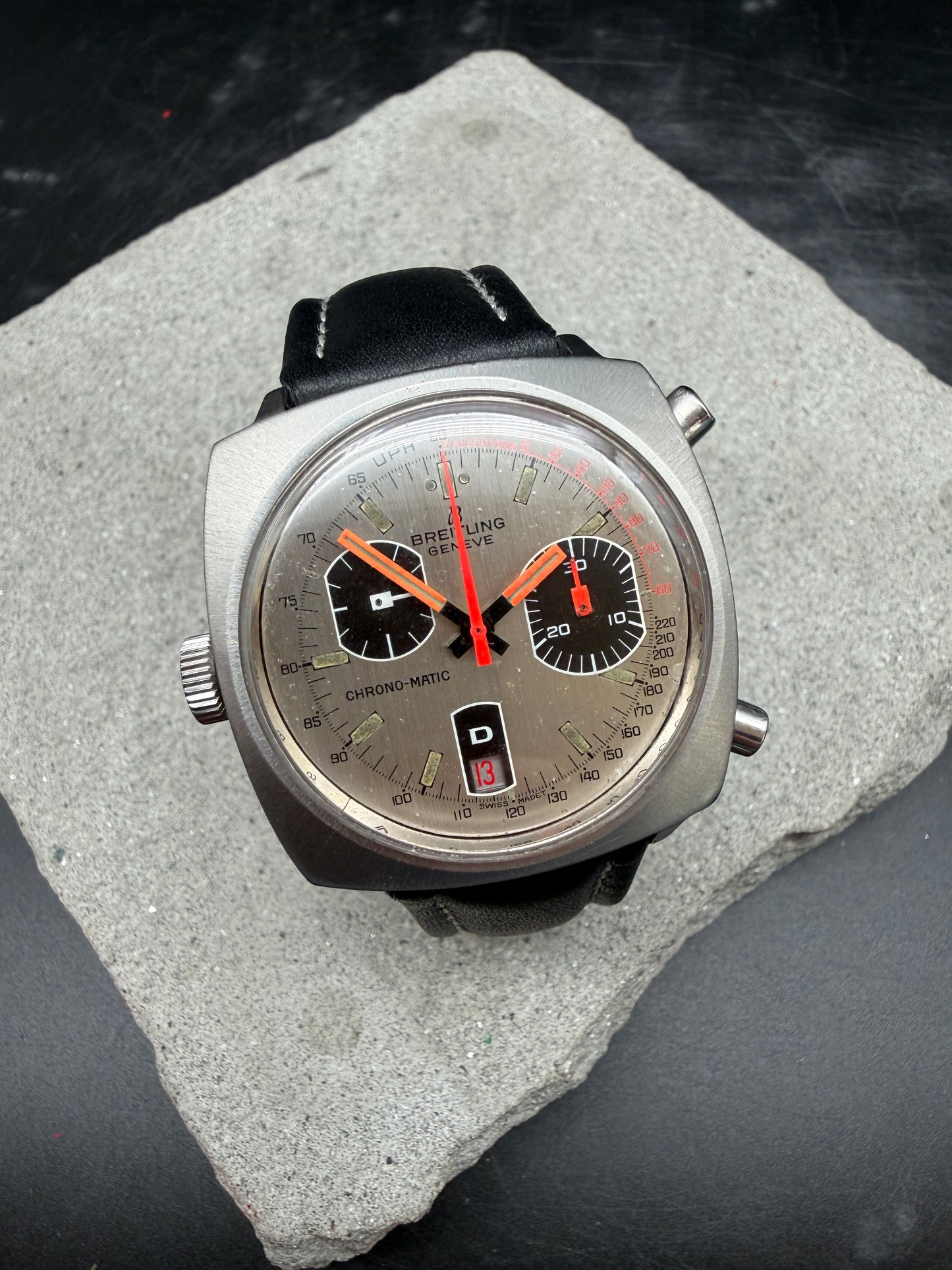 ORIGINAL BREITLING 2111 CHRONO-MATIC CHRONOGRAPH BUREN CAL. 15 AUTOMATIK LUXUS