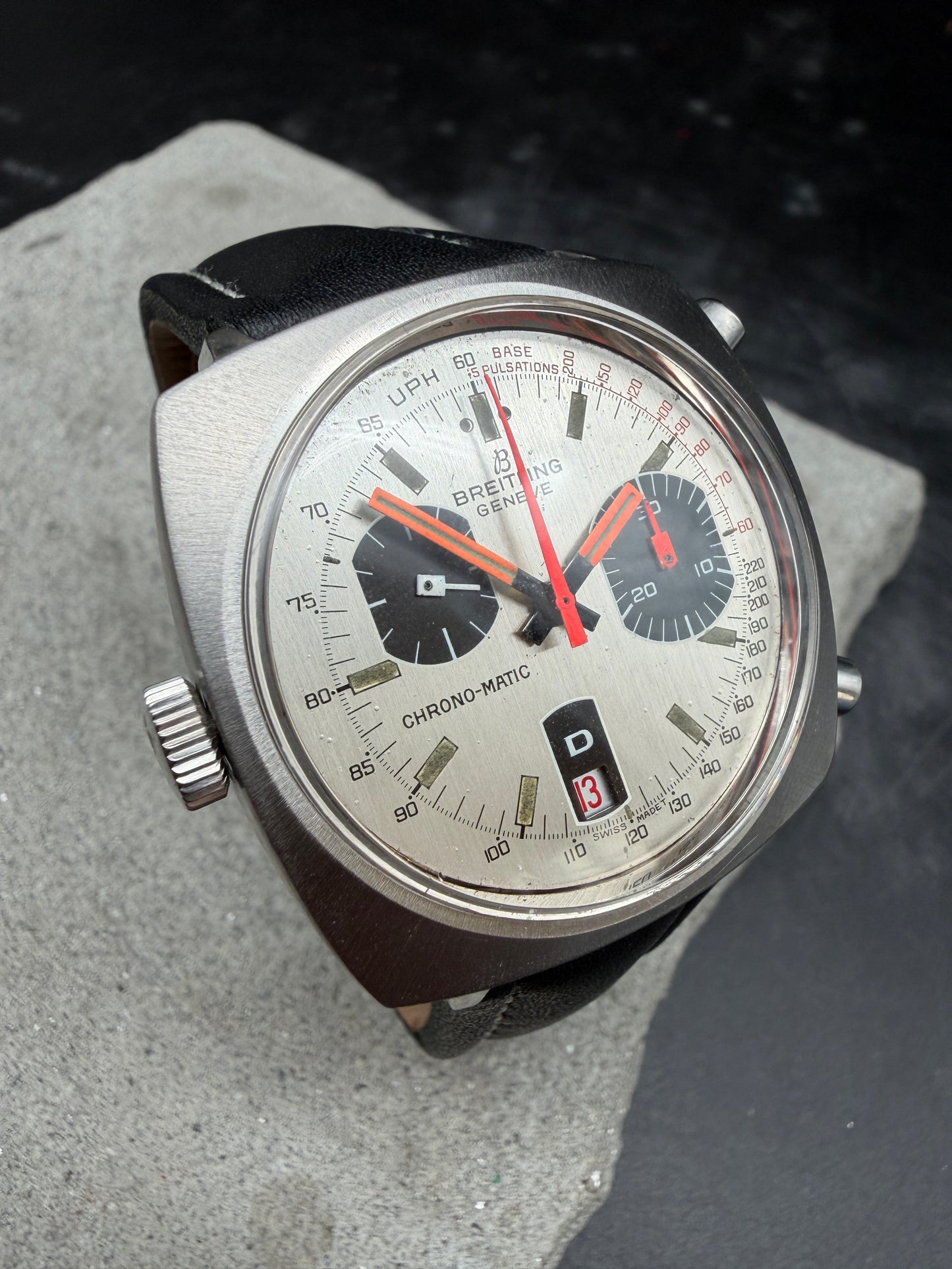 ORIGINAL BREITLING 2111 CHRONO-MATIC CHRONOGRAPH BUREN CAL. 15 AUTOMATIK LUXUS