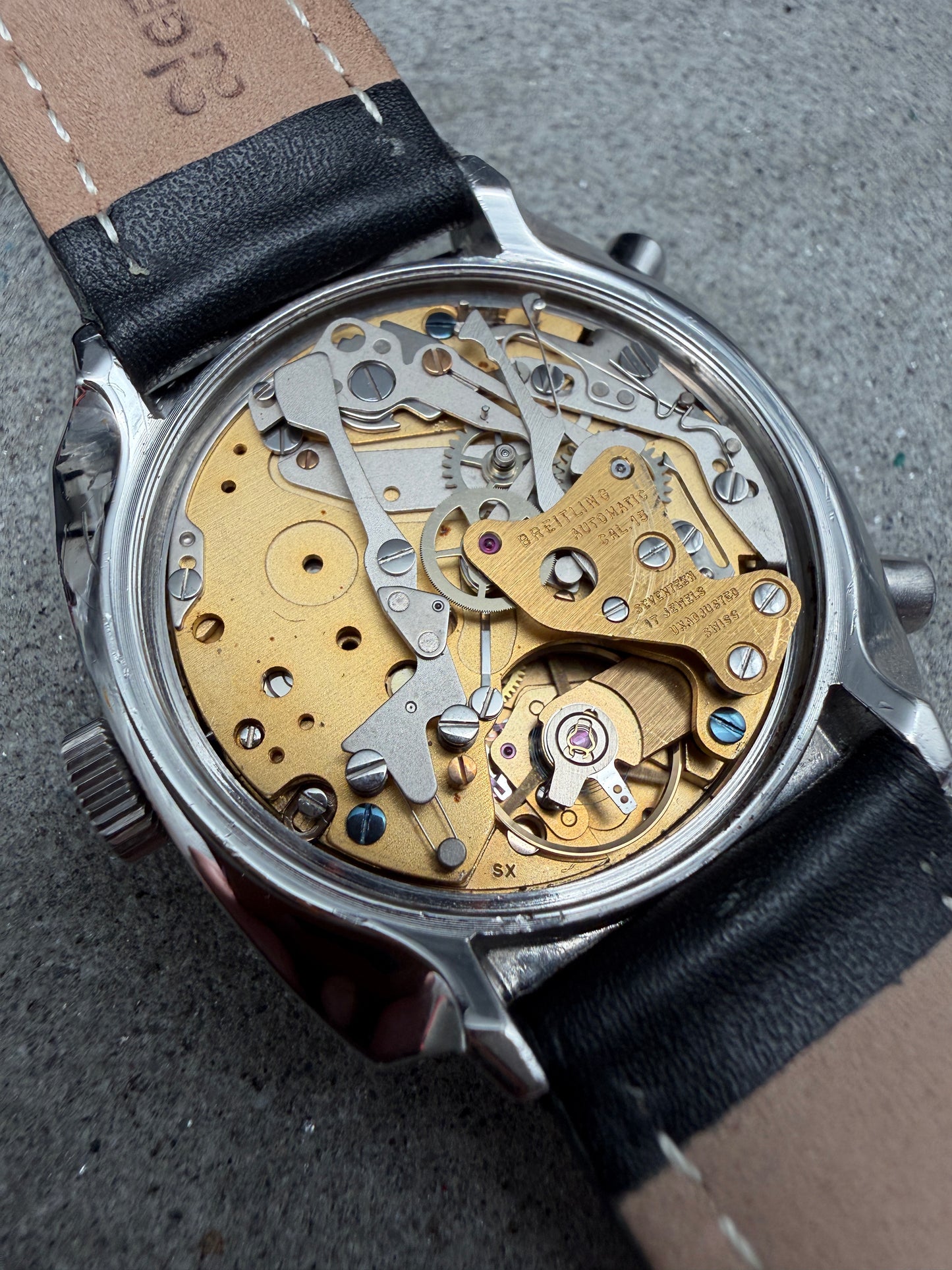 ORIGINAL BREITLING 2111 CHRONO-MATIC CHRONOGRAPH BUREN CAL. 15 AUTOMATIK LUXUS