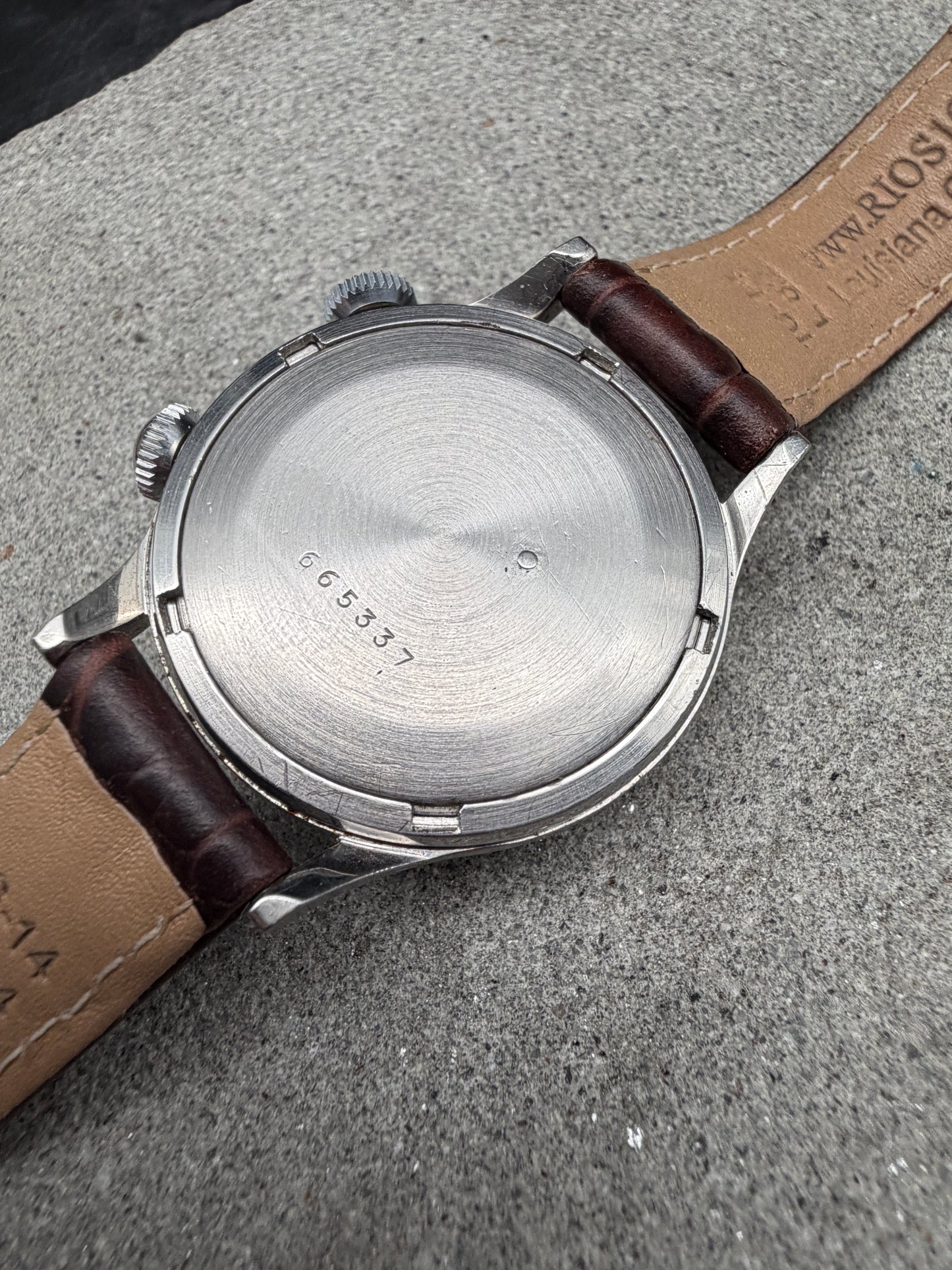 ORIGINAL JAEGER LE COULTRE MEMOVOX CAL.814 SCREWBACK 1960 WRIST ALARM DRESSWATCH